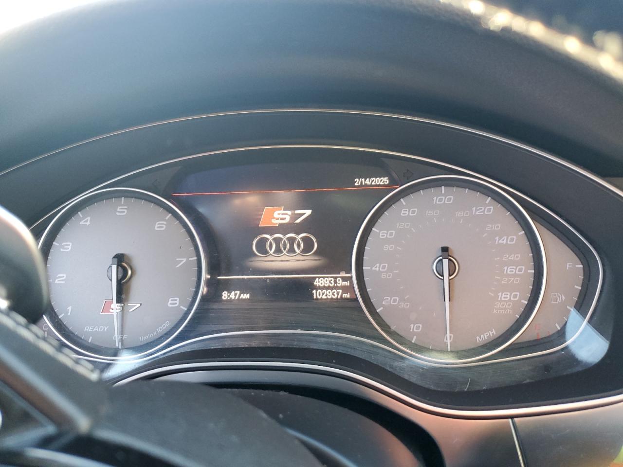 2016 Audi S7 VIN WAUW2AFC7GN190191 Copart auction photo, front end / minor dent/scratches damage thumbnail 9