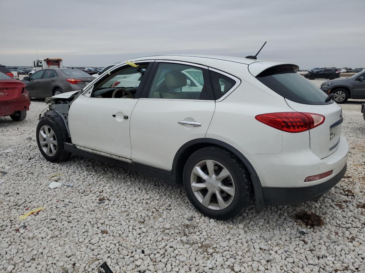 2010 Infiniti EX VIN JN1AJ0HP8AM701028 Copart auction photo, front end damage thumbnail 2