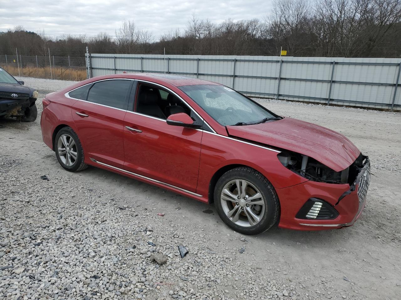 2018 Hyundai Sonata VIN 5NPE34AFXJH597363 Copart auction photo, front end damage thumbnail 4
