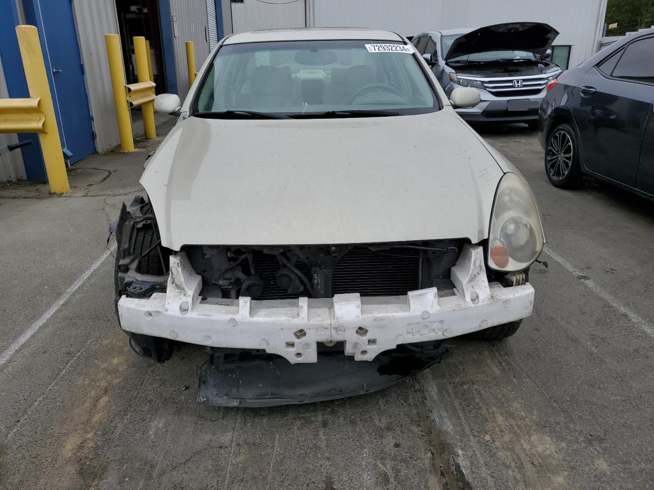 2005 Infiniti G VIN JNKCV51E65M220893 Copart auction photo, front end damage thumbnail 5