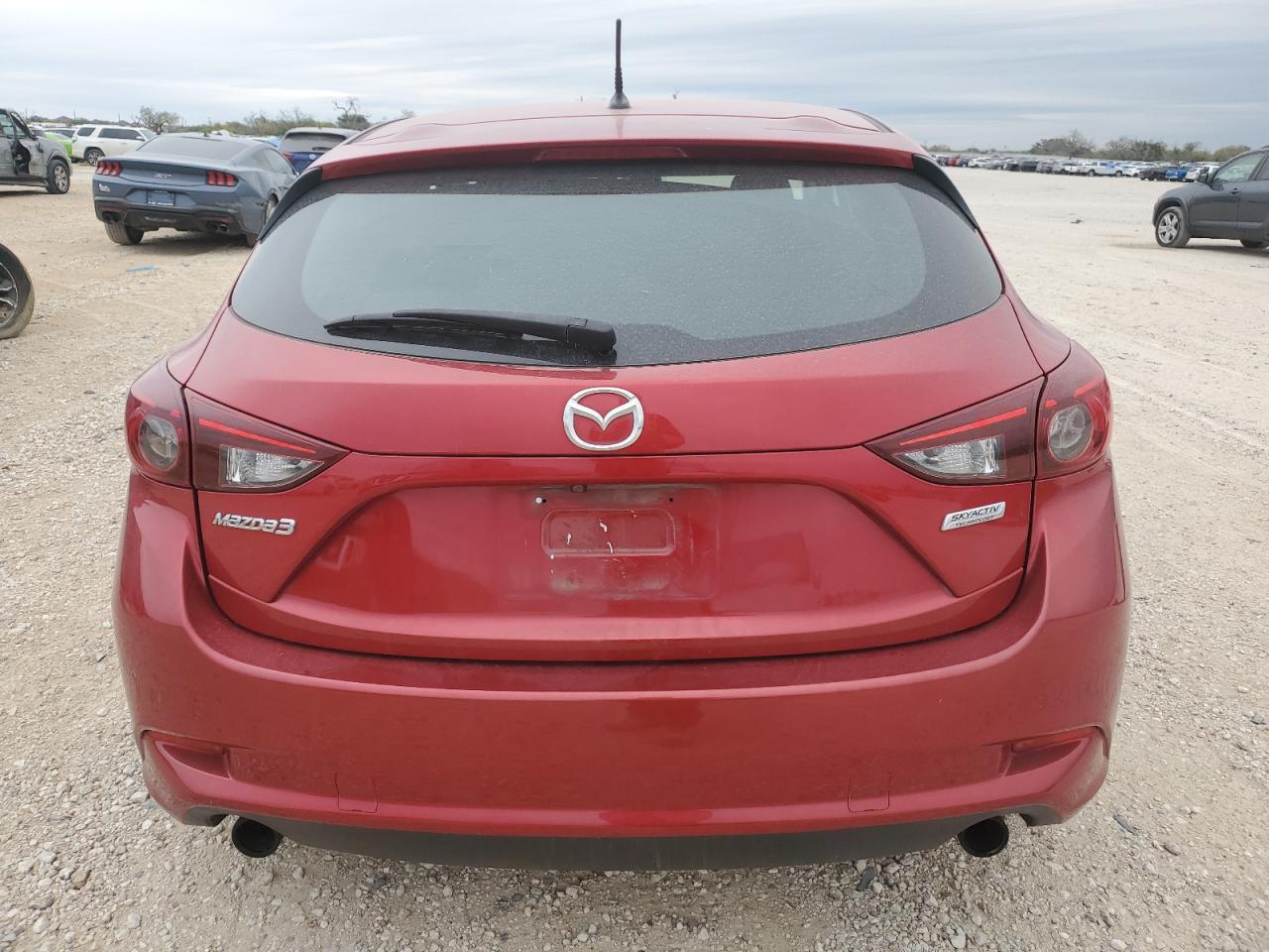 2018 Mazda 3 VIN 3MZBN1K77JM177912 Copart auction photo, front end / minor dent/scratches damage thumbnail 6