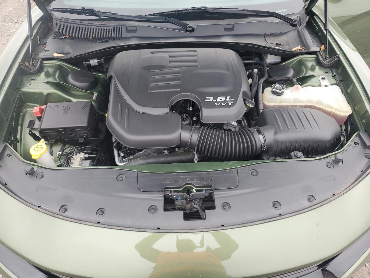 2019 Dodge Charger VIN 2C3CDXBG4KH552897 Copart auction photo, side / front end damage thumbnail 11