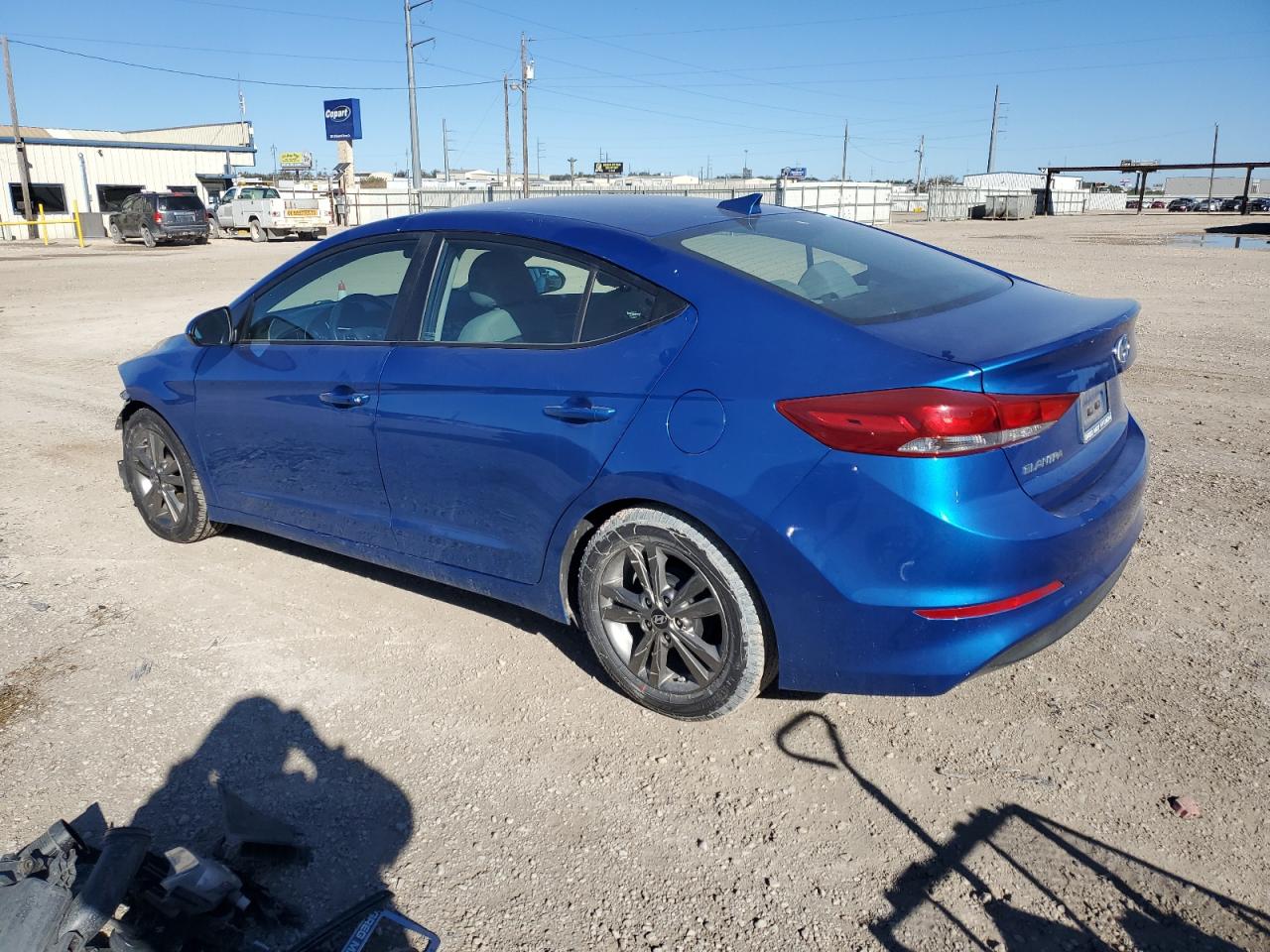2017 Hyundai Elantra VIN 5NPD84LF9HH019324 Copart auction photo, front end damage thumbnail 2