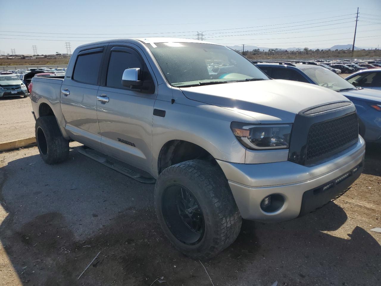 2007 Toyota Tundra VIN 5TFEV58167X027920 Copart auction photo, front end / undercarriage damage thumbnail 4
