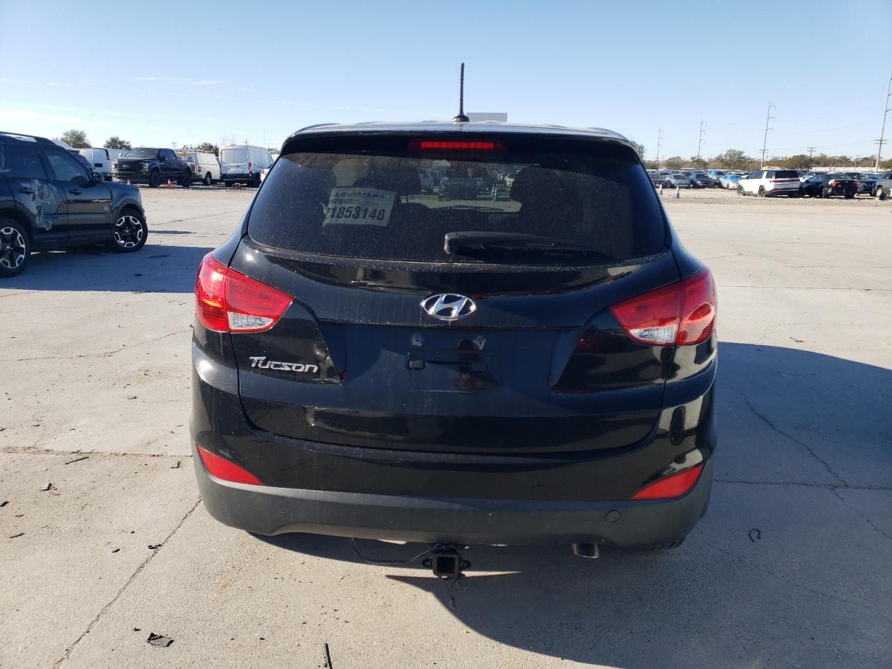 2014 Hyundai Tucson VIN KM8JT3AF0EU847662 Copart auction photo, side / front end damage thumbnail 6