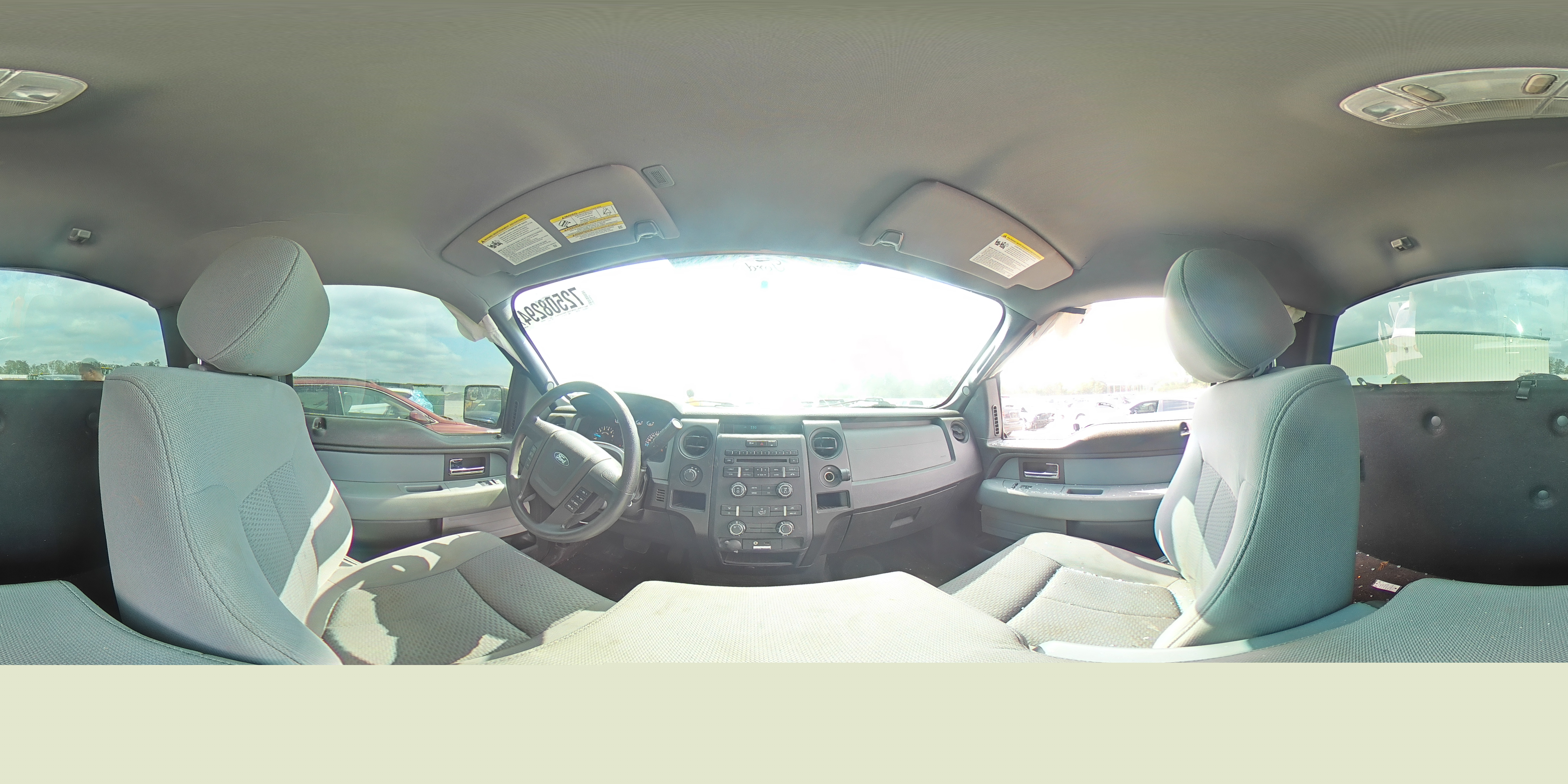 2013 Ford F-150 VIN 1FTMF1EFXDFB80061 Copart auction photo, all over / undercarriage damage thumbnail 12
