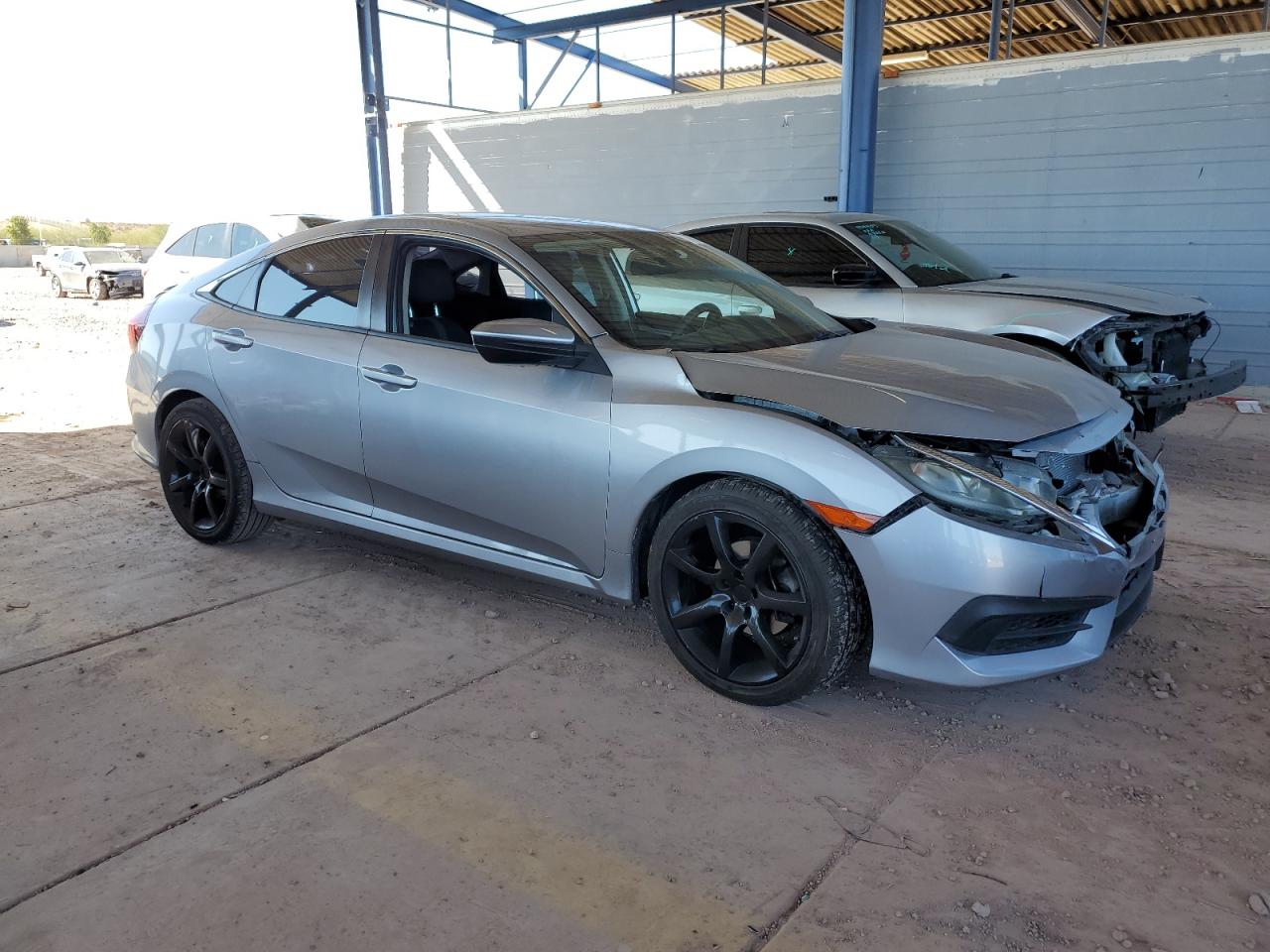 2016 Honda Civic VIN 19XFC2F59GE200604 Copart auction photo, front end damage thumbnail 4