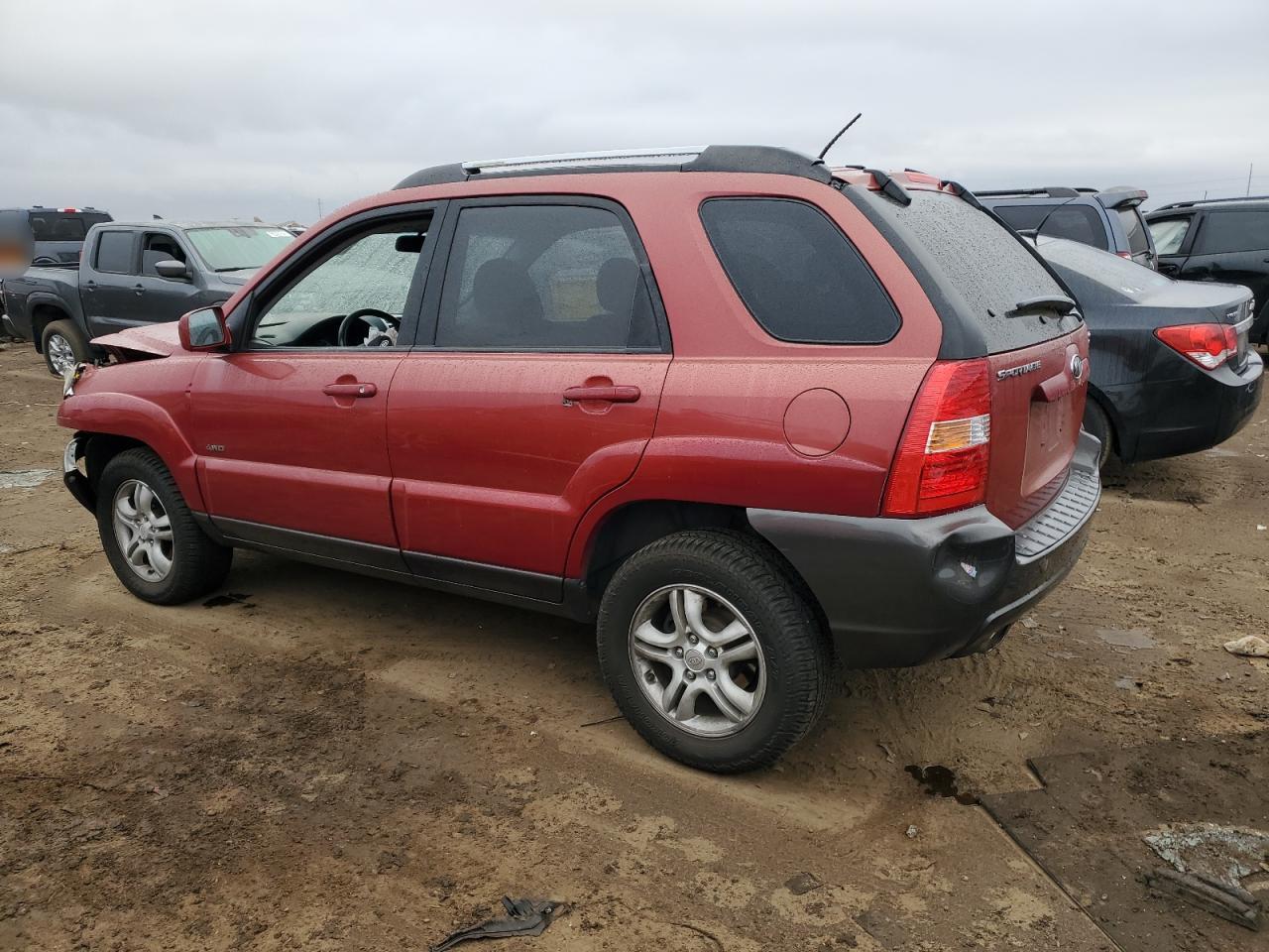 2006 KIA Sportage VIN KNDJE723967152705 Copart auction photo, all over damage thumbnail 2