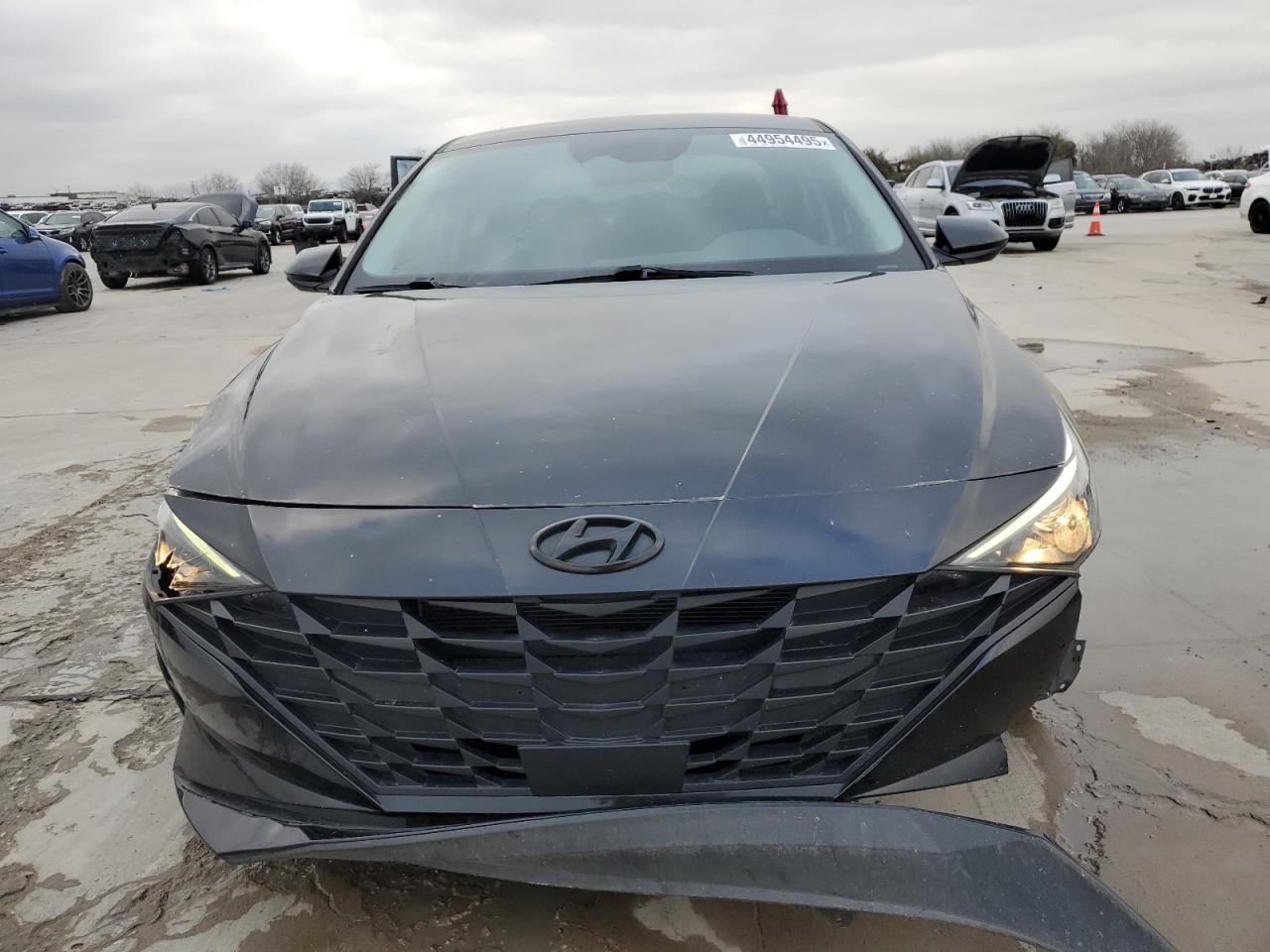 2021 Hyundai Elantra VIN KMHLS4AG3MU118435 Copart auction photo, front end / side damage thumbnail 5