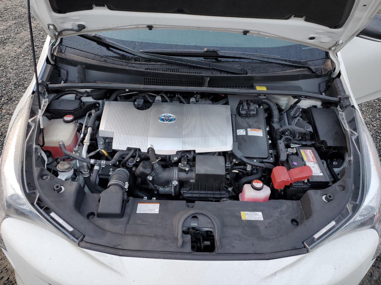 2016 Toyota Prius VIN JTDKBRFUXG3001070 Copart auction photo, rear end / side damage thumbnail 12