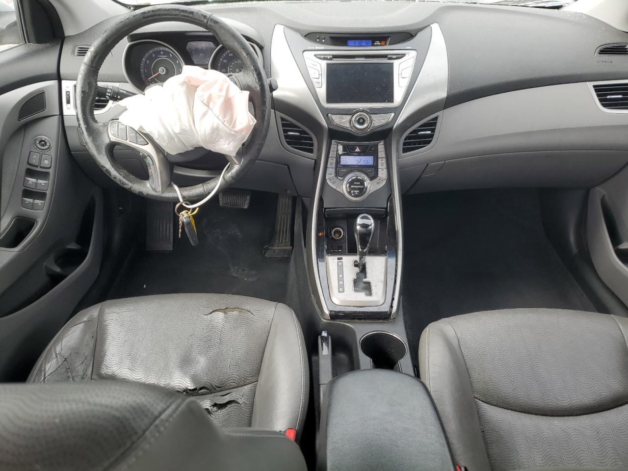 2013 Hyundai Elantra VIN KMHDH4AEXDU888889 Copart auction photo, front end damage thumbnail 8