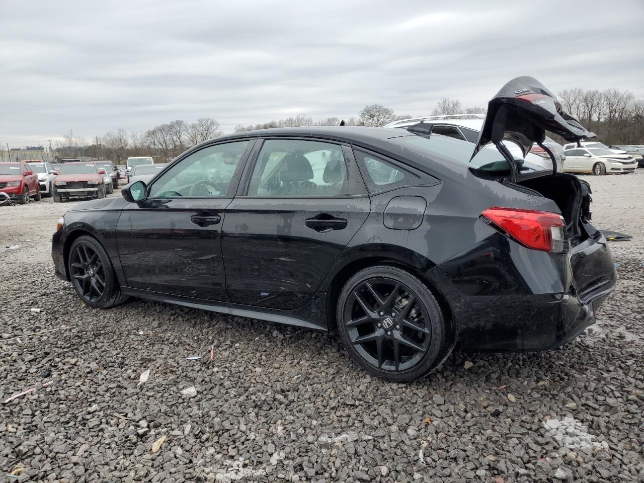 2023 Honda Civic VIN 2HGFE2F51PH511248 Copart auction photo, rear end damage thumbnail 2