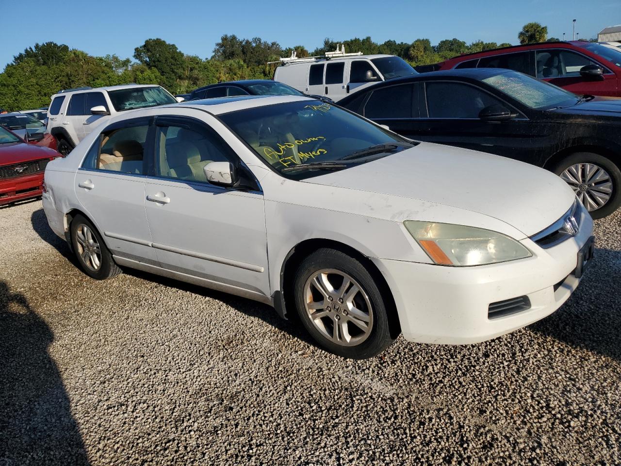 2007 Honda Accord VIN 1HGCM56797A000880 Copart auction photo, water/flood damage thumbnail 4