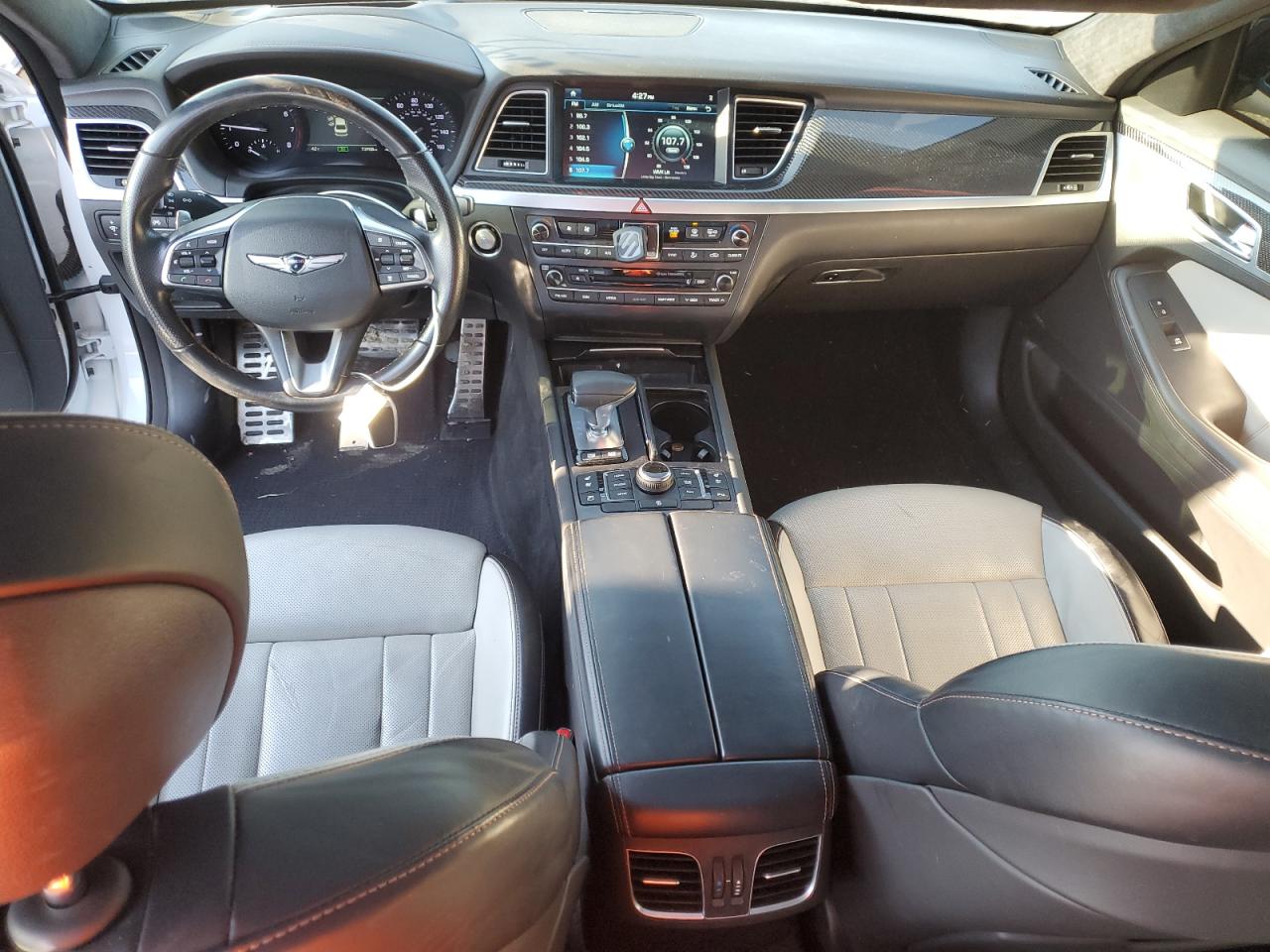 2018 Genesis G80 VIN KMHGN4JB5JU224913 Copart auction photo, front end damage thumbnail 8
