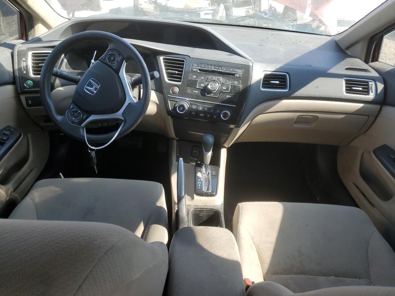 2013 Honda Civic VIN 2HGFB2F59DH509560 Copart auction photo, front end damage thumbnail 8