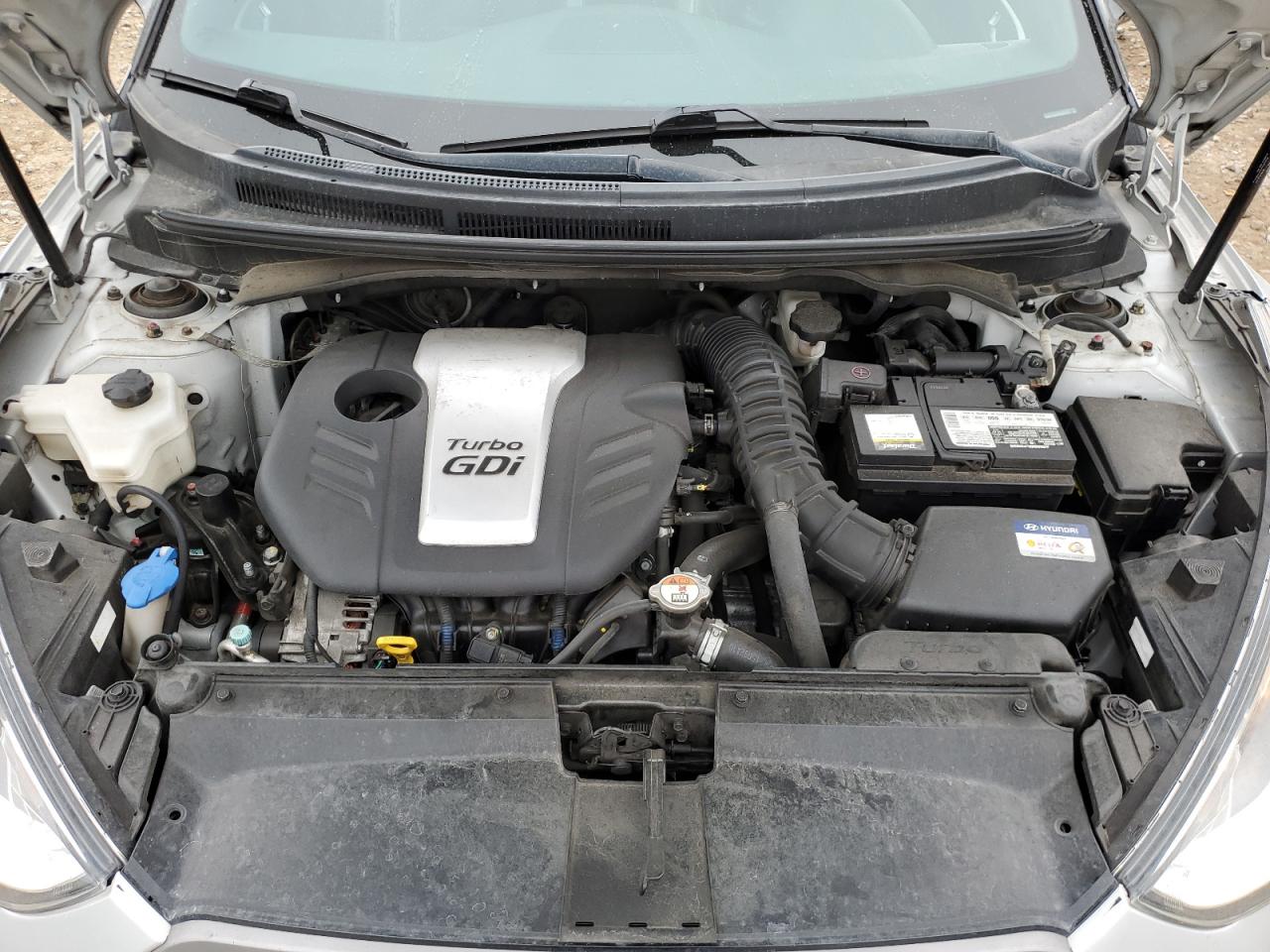2016 Hyundai Veloster VIN KMHTC6AE0GU257787 Copart auction photo, rear end damage thumbnail 12