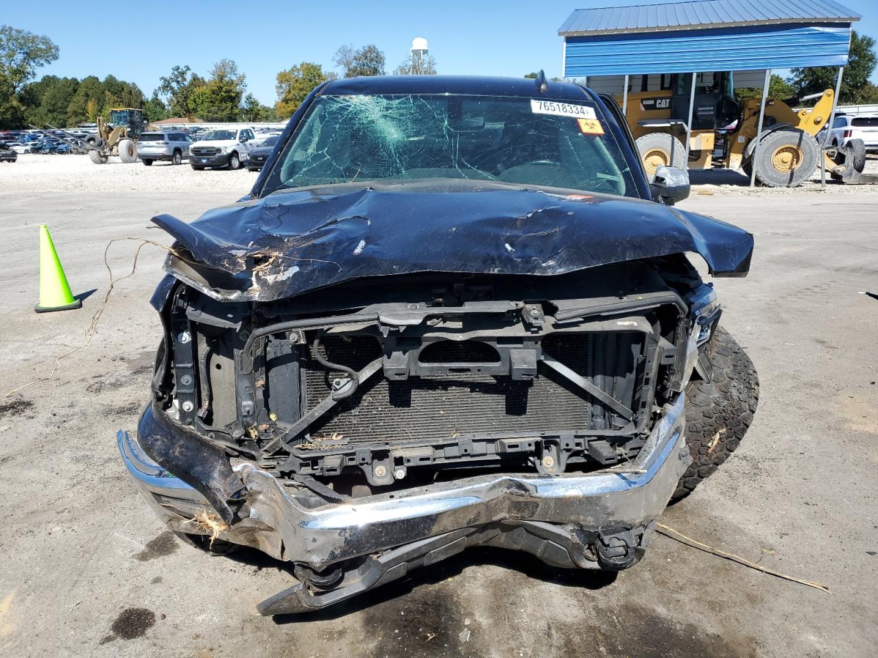 2016 GMC Sierra VIN 1GTV2MEC4GZ271594 Copart auction photo, front end / side damage thumbnail 5