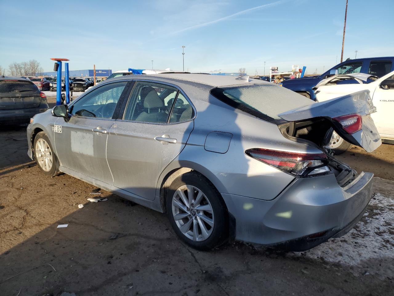 2023 Toyota Camry VIN 4T1C11AK0PU138166 Copart auction photo, rear end / undercarriage damage thumbnail 2