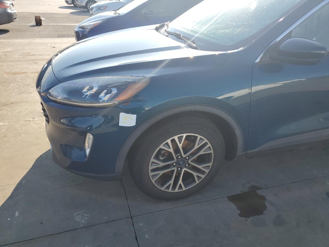 2020 Ford Escape VIN 1FMCU0H66LUB77333 Copart auction photo, water/flood damage thumbnail 13