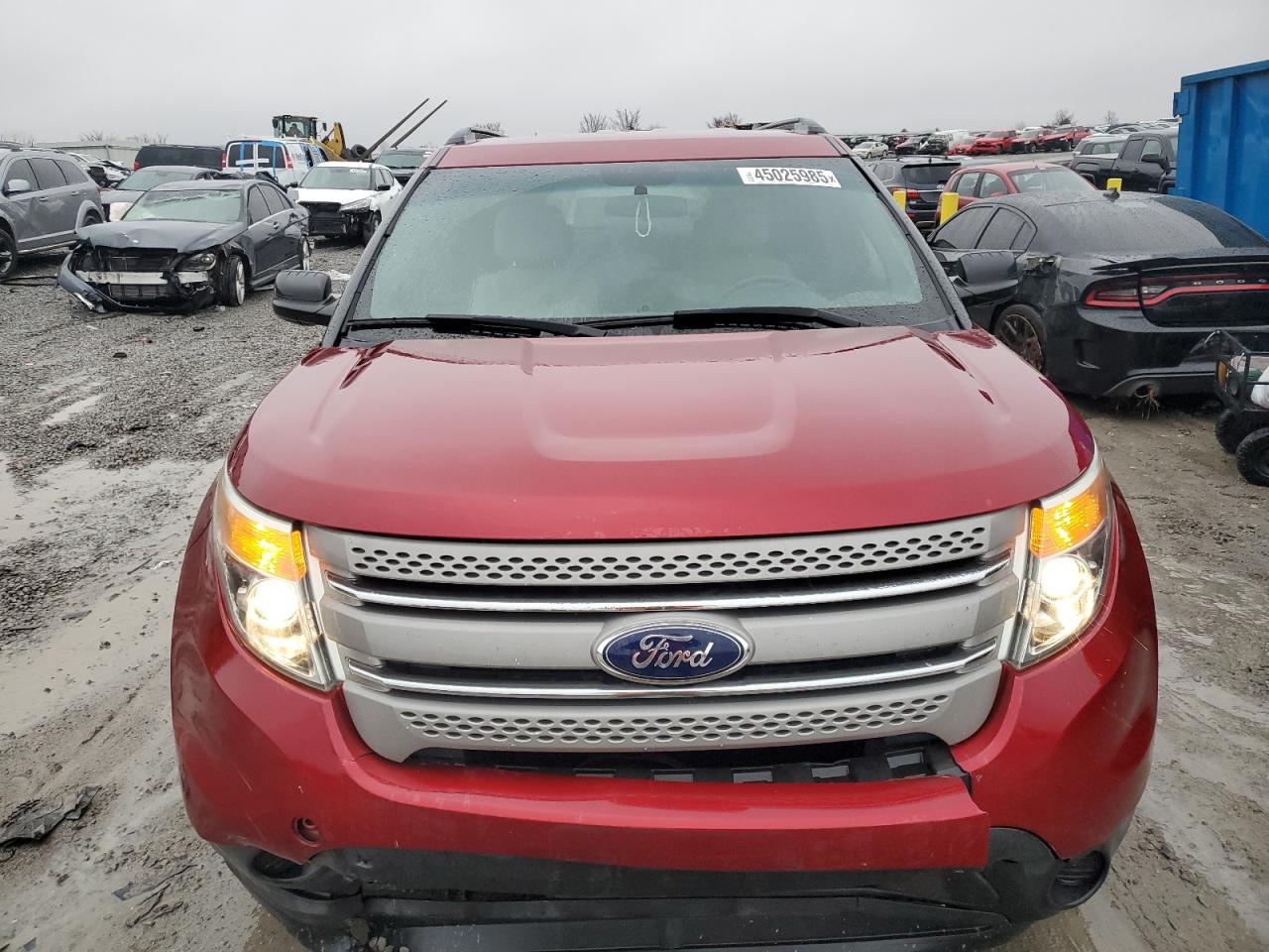 2014 Ford Explorer VIN 1FM5K7B85EGA62161 Copart auction photo, front end damage thumbnail 5