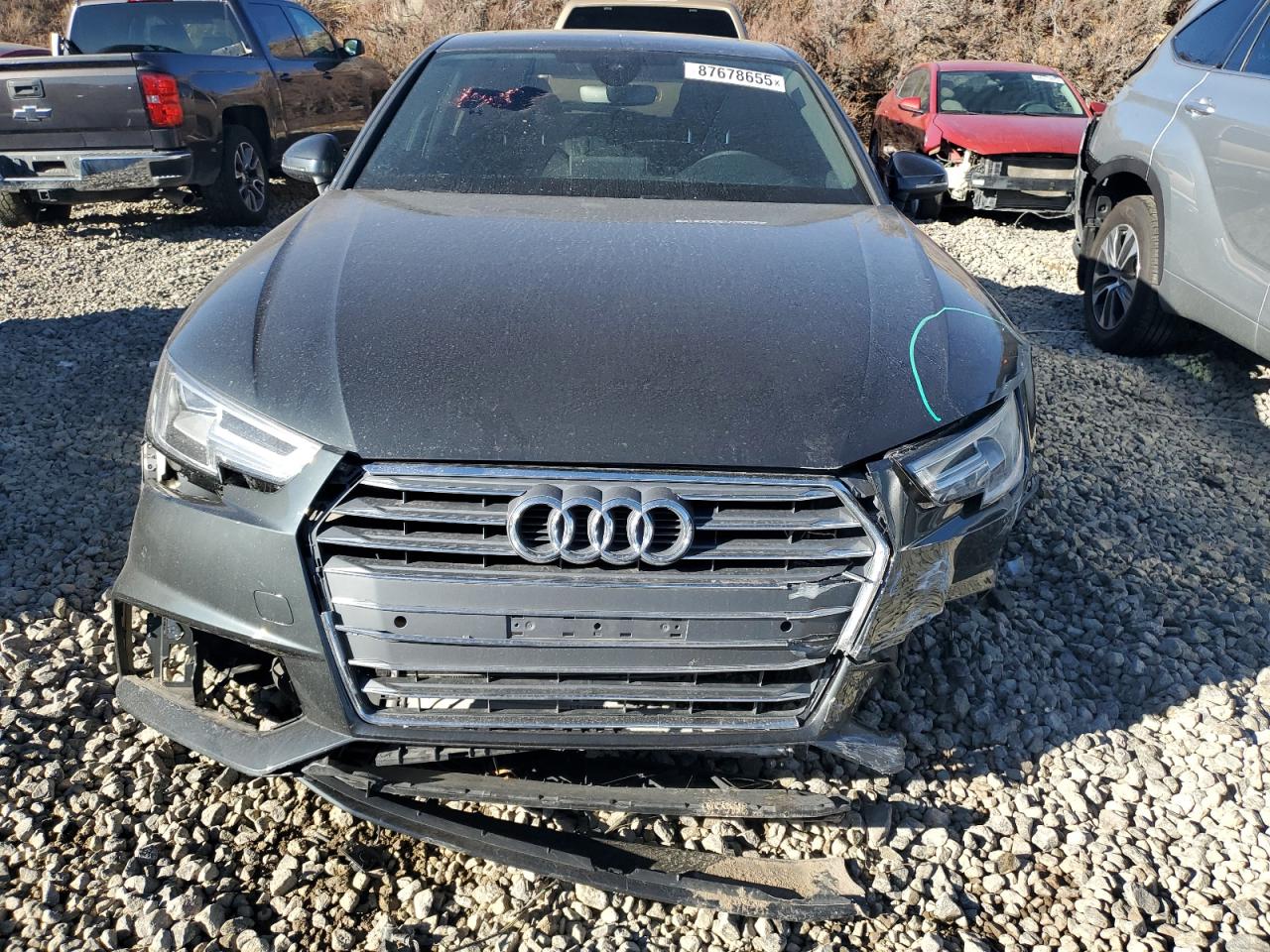 2019 Audi A4 VIN WAUHMAF4XKA055122 Copart auction photo, all over damage thumbnail 5