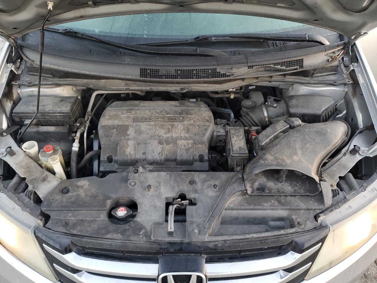 2014 Honda Odyssey VIN 5FNRL5H47EB113973 Copart auction photo, side / front end damage thumbnail 12