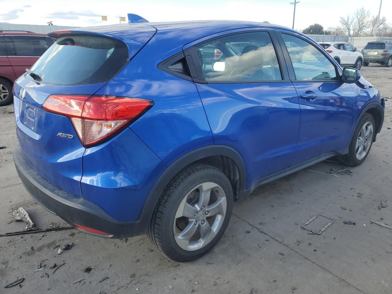 2018 Honda HR-V VIN 3CZRU6H30JG725005 Copart auction photo, front end damage thumbnail 3