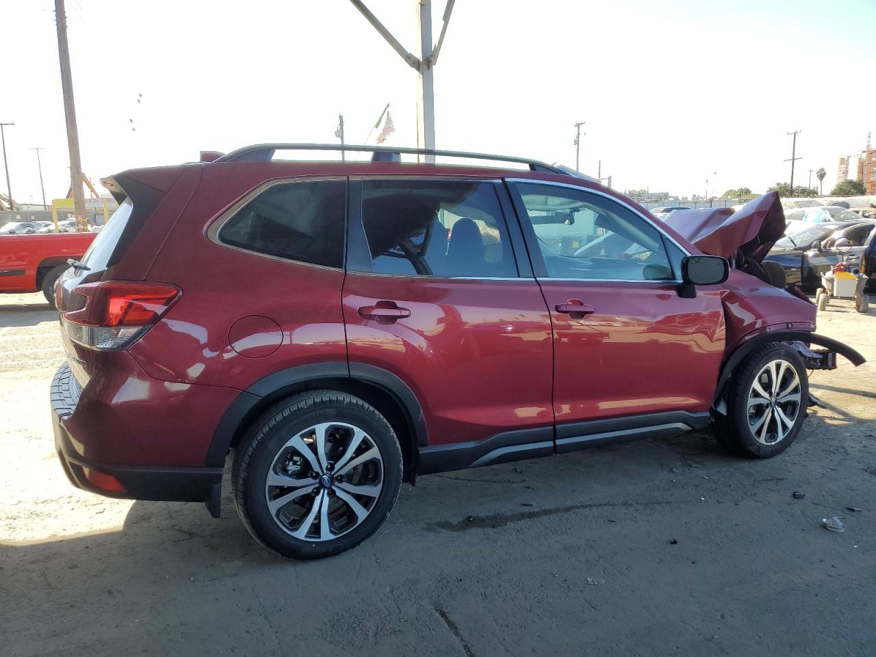 2021 Subaru Forester VIN JF2SKASC0MH471428 Copart auction photo, front end damage thumbnail 3