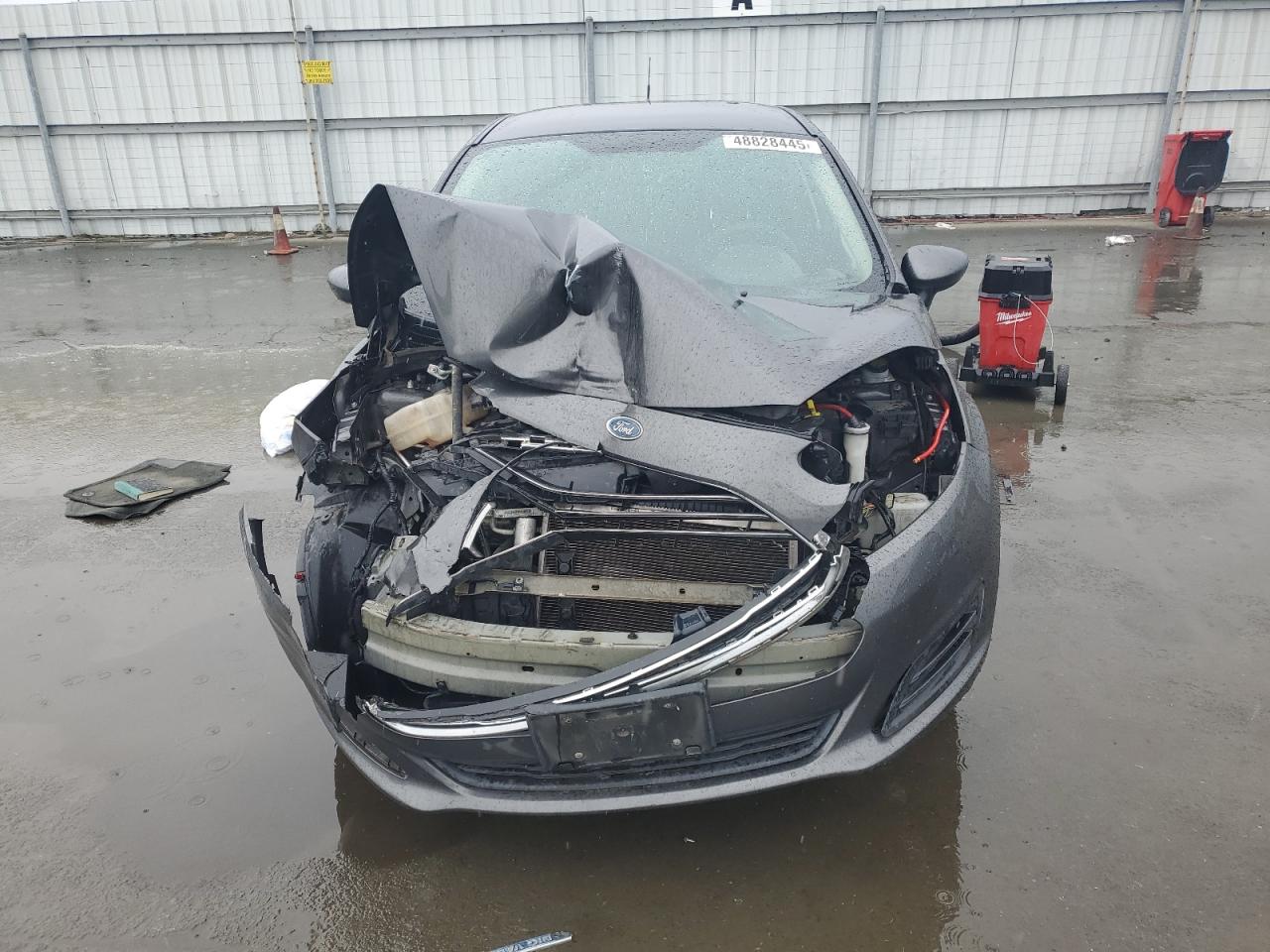 2018 Ford Fiesta VIN 3FADP4BJ5JM127356 Copart auction photo, front end damage thumbnail 5