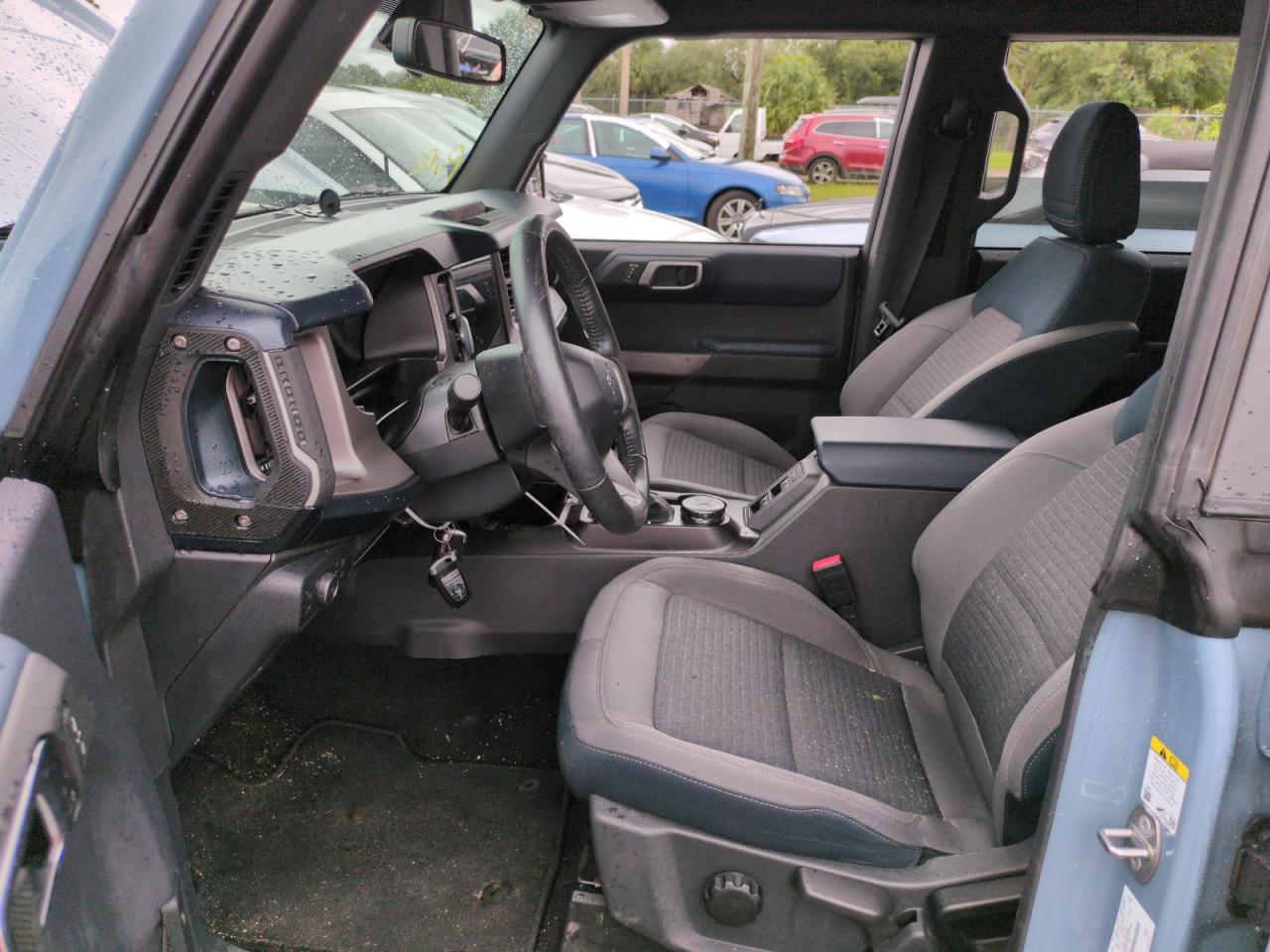 2021 Ford Bronco VIN 1FMEE5DP9MLA95170 Copart auction photo, water/flood damage thumbnail 7