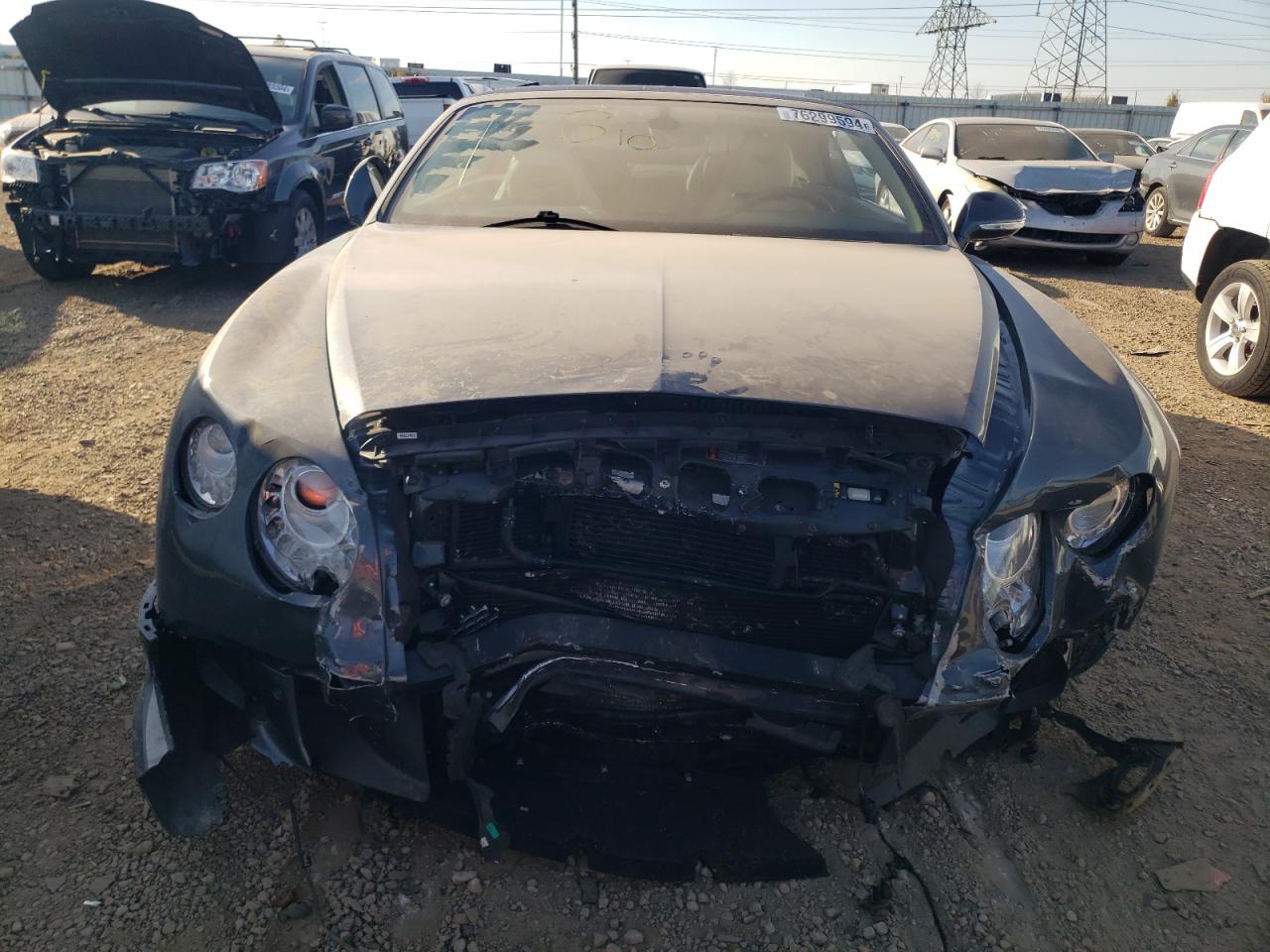 2013 Bentley Continental VIN SCBGR3ZA7DC079577 Copart auction photo, front end damage thumbnail 5