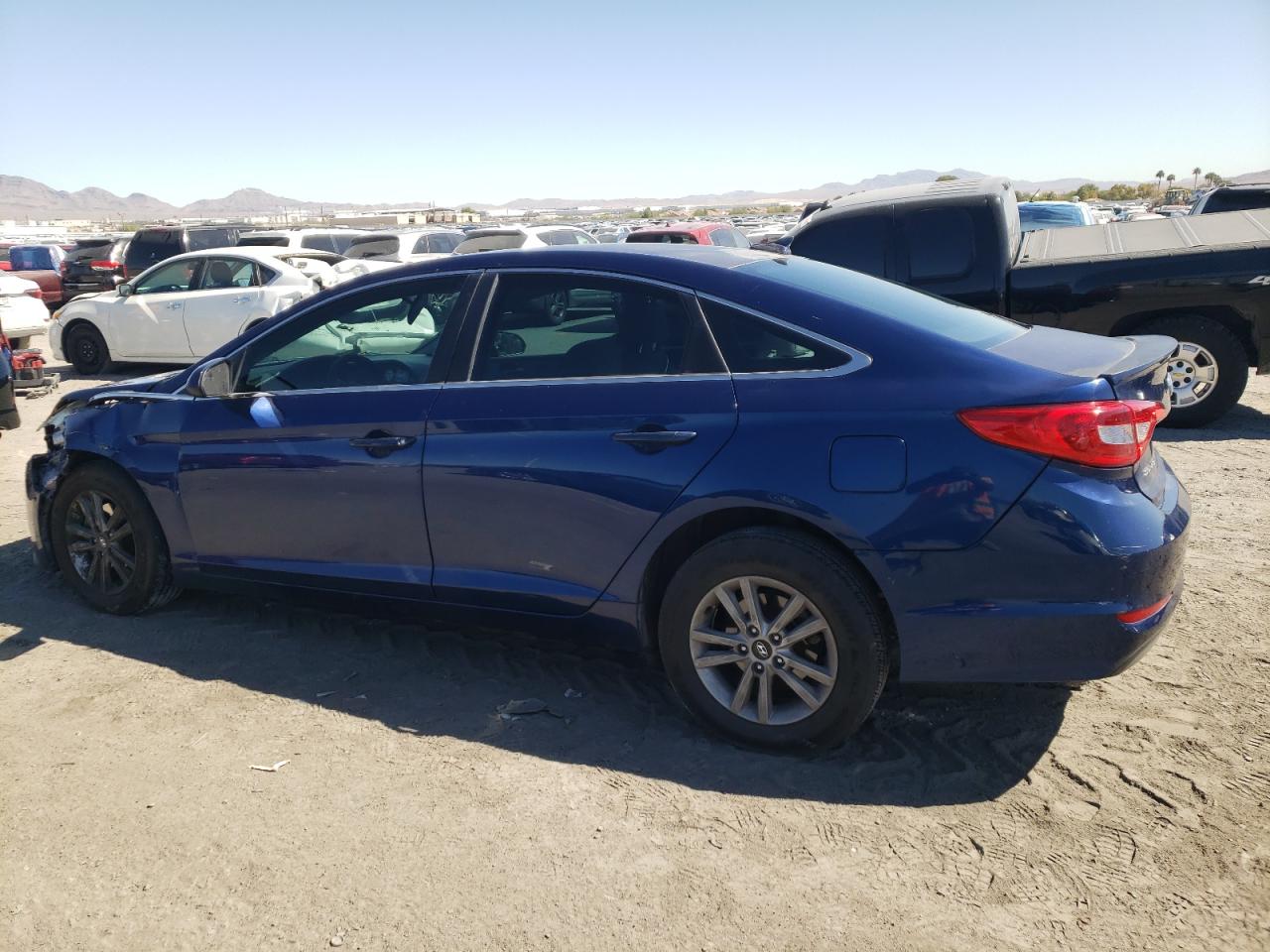 2015 Hyundai Sonata VIN 5NPE24AFXFH220199 Copart auction photo, front end damage thumbnail 2