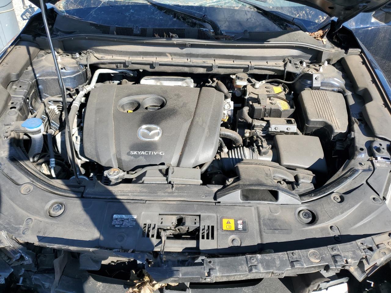 2020 Mazda CX-5 VIN JM3KFADMXL1842733 Copart auction photo, all over damage thumbnail 11