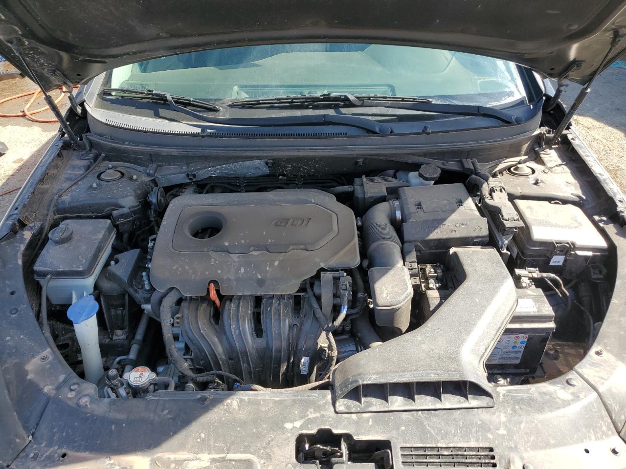 2018 Hyundai Sonata VIN 5NPE24AF1JH601724 Copart auction photo, water/flood / front end damage thumbnail 11