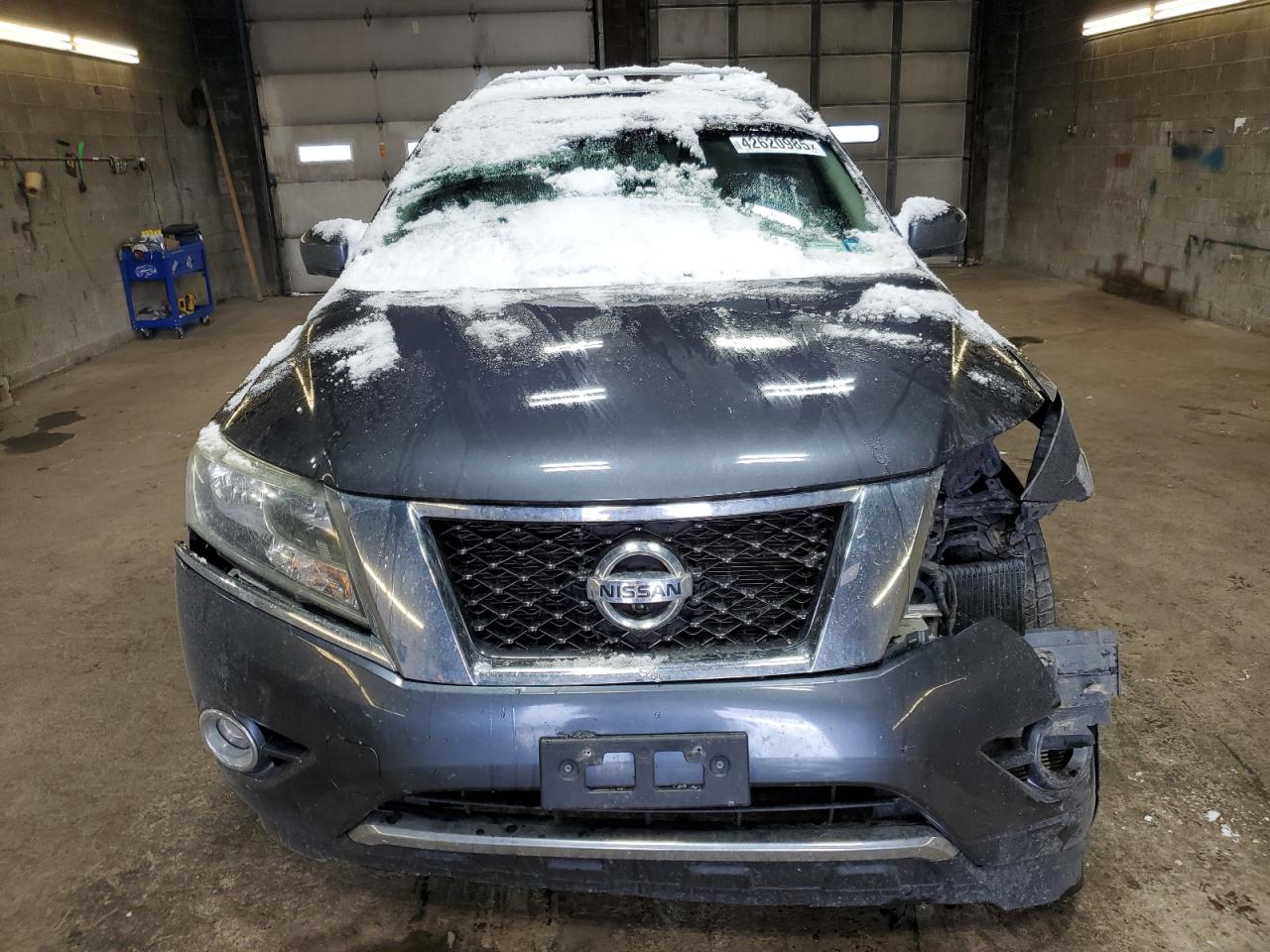 2014 Nissan Pathfinder VIN 5N1AR2MM5EC654318 Copart auction photo, front end damage thumbnail 5