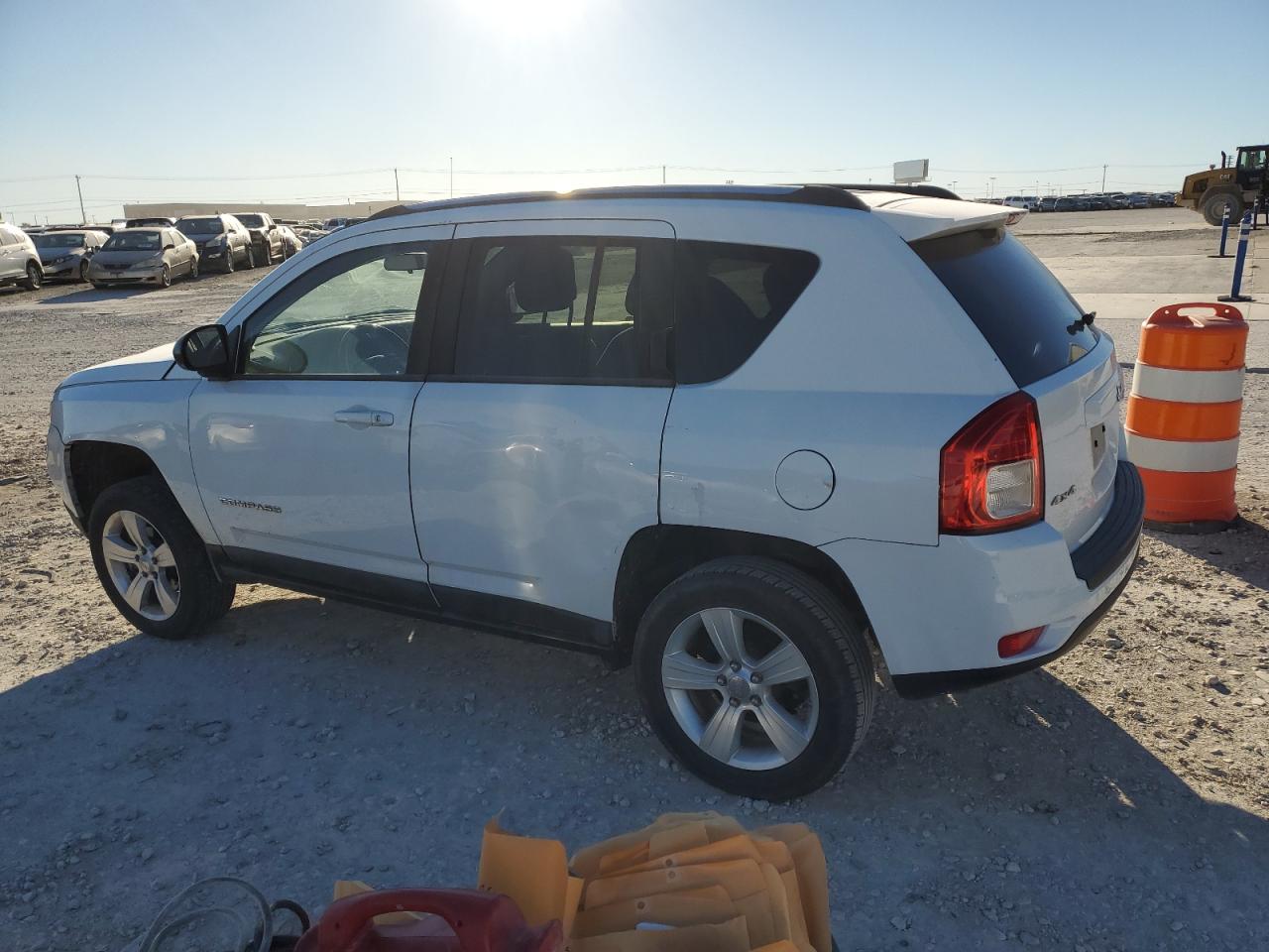 2011 Jeep Compass VIN 1J4NF1FBXBD180080 Copart auction photo, side damage thumbnail 2