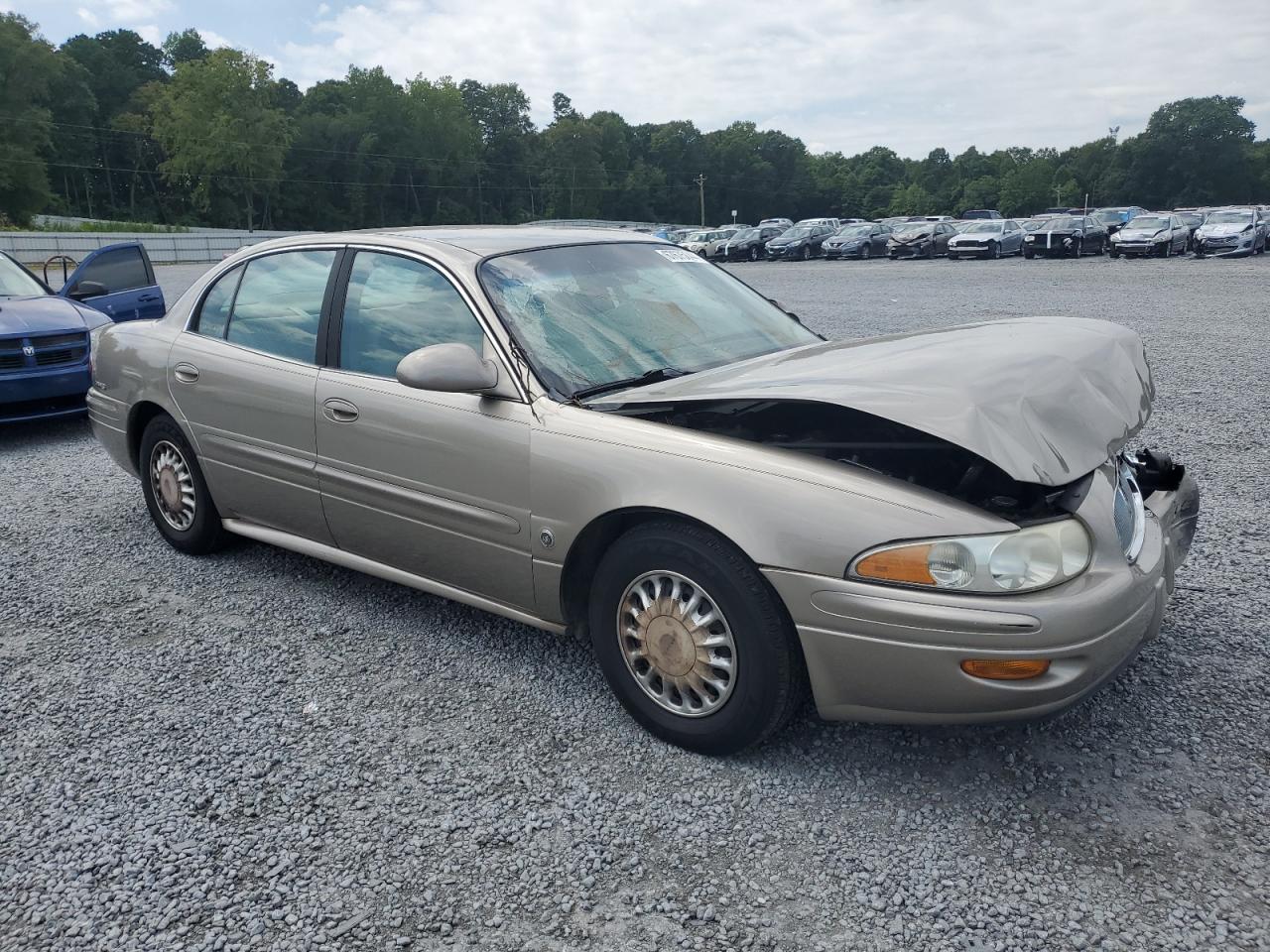 2002 Buick LeSabre VIN 1G4HP54K524211435 Copart auction photo, front end / side damage thumbnail 4