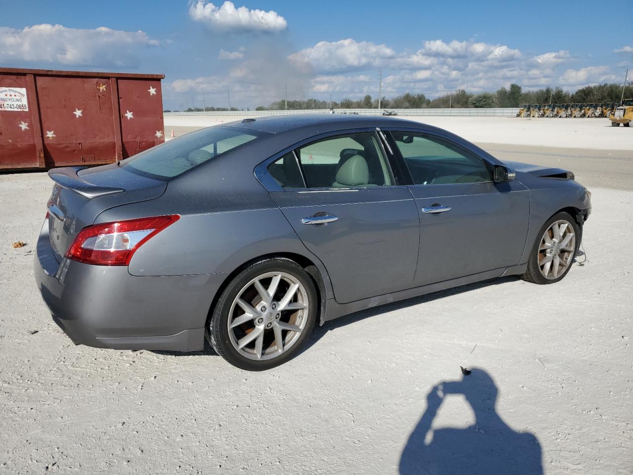2009 Nissan Maxima VIN 1N4AA51E79C821655 Copart auction photo, front end damage thumbnail 3