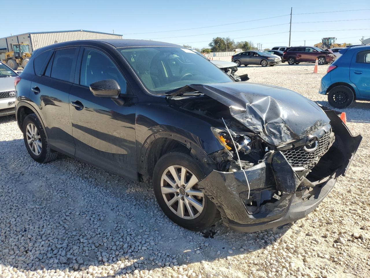 2013 Mazda CX-5 VIN JM3KE2BE3D0161535 Copart auction photo, front end / minor dent/scratches damage thumbnail 4