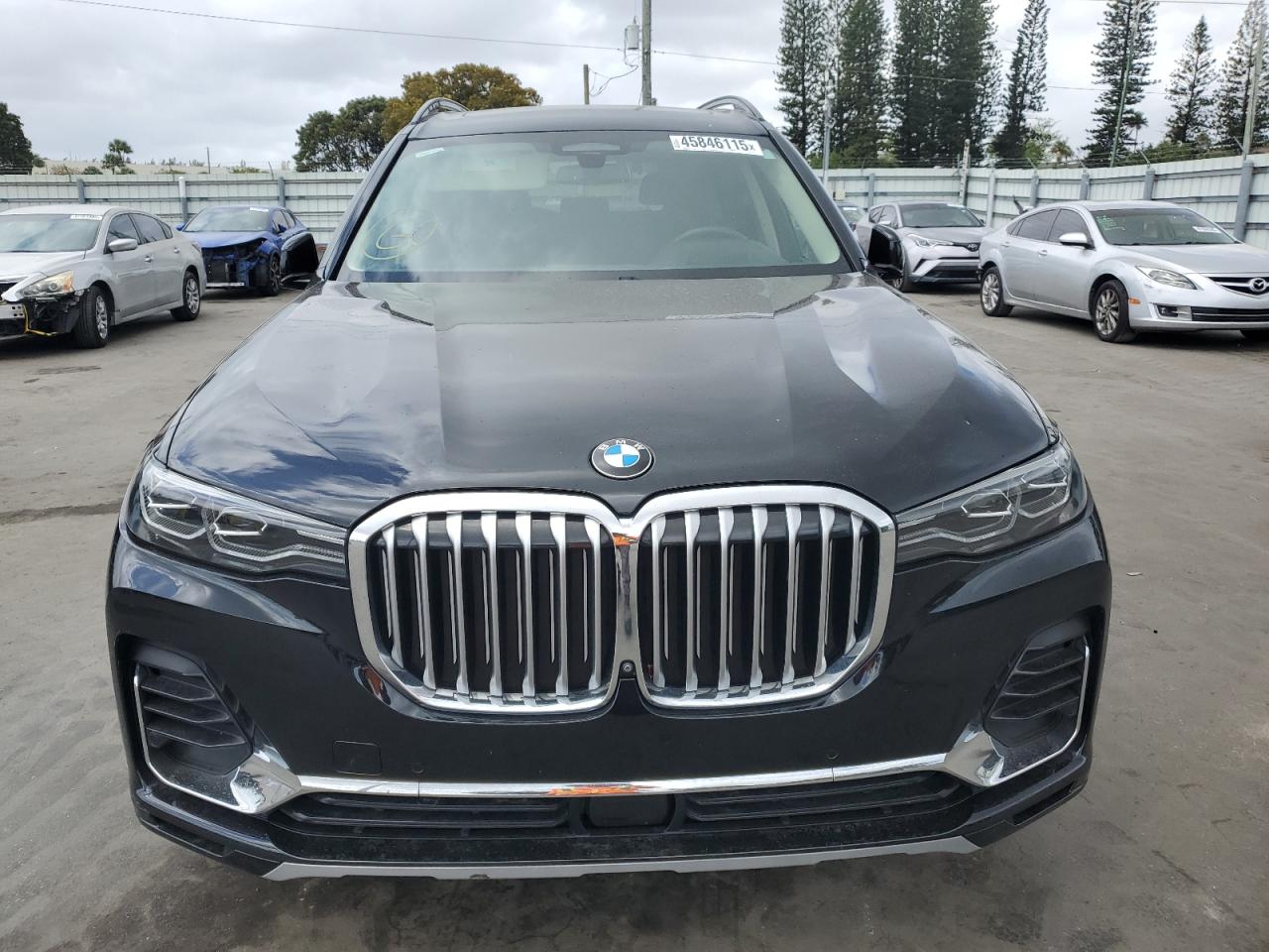 2021 BMW X7 VIN 5UXCW2C06M9E44604 Copart auction photo, vandalism damage thumbnail 5