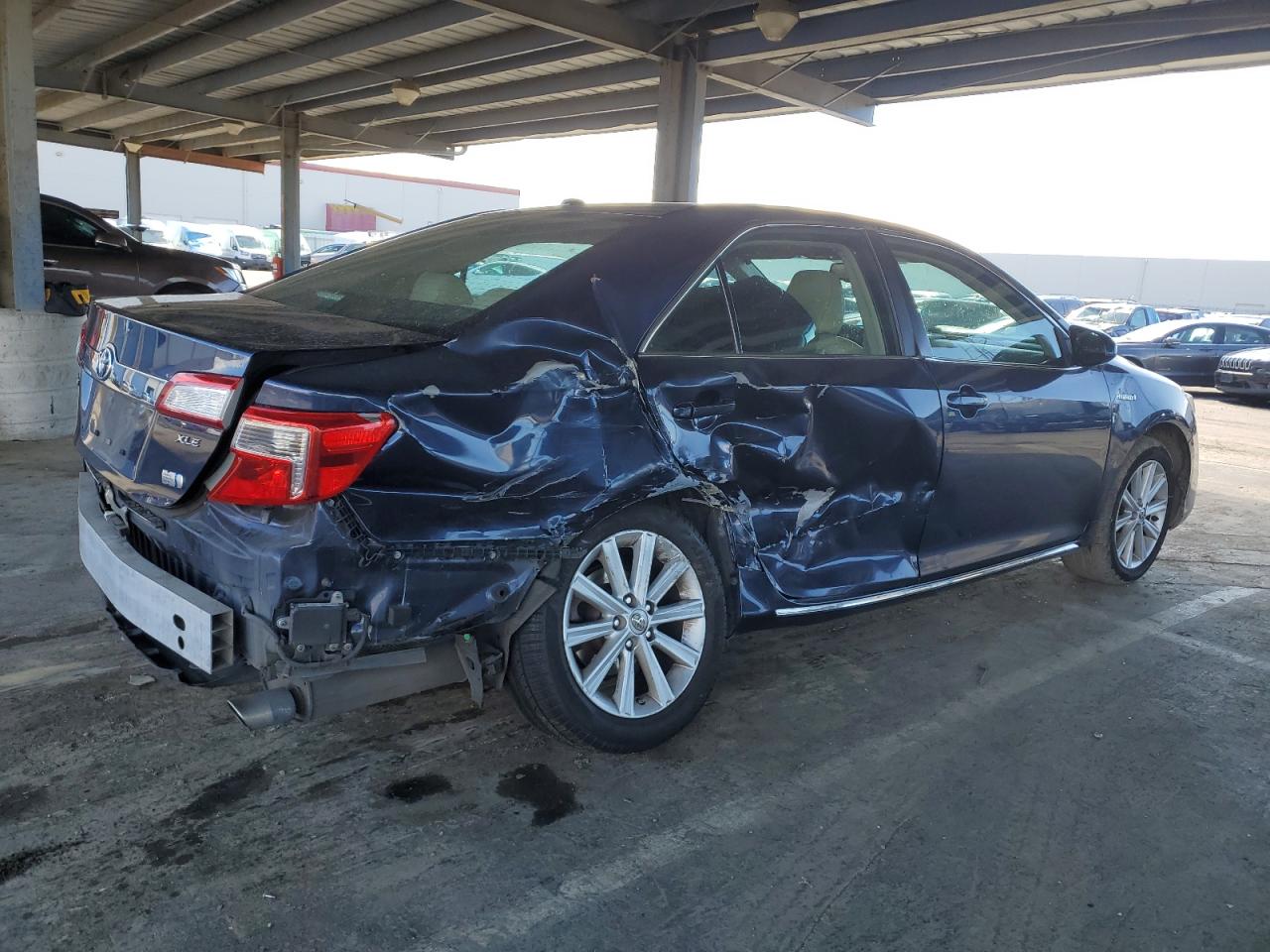 2014 Toyota Camry VIN 4T1BD1FK5EU113675 Copart auction photo, all over / undercarriage damage thumbnail 3
