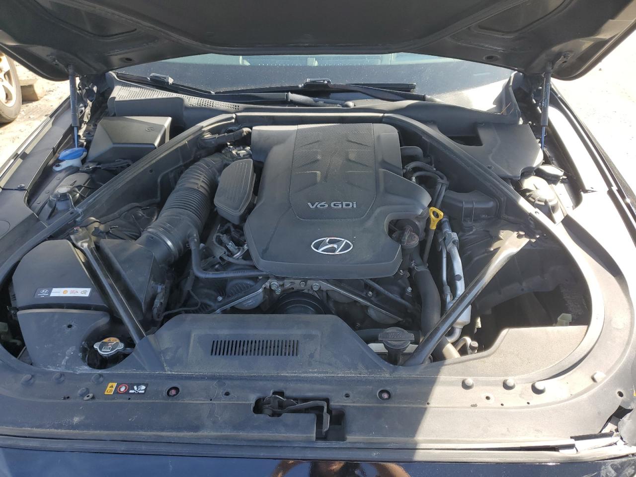 2015 Hyundai Genesis VIN KMHGN4JE4FU088064 Copart auction photo, front end damage thumbnail 11