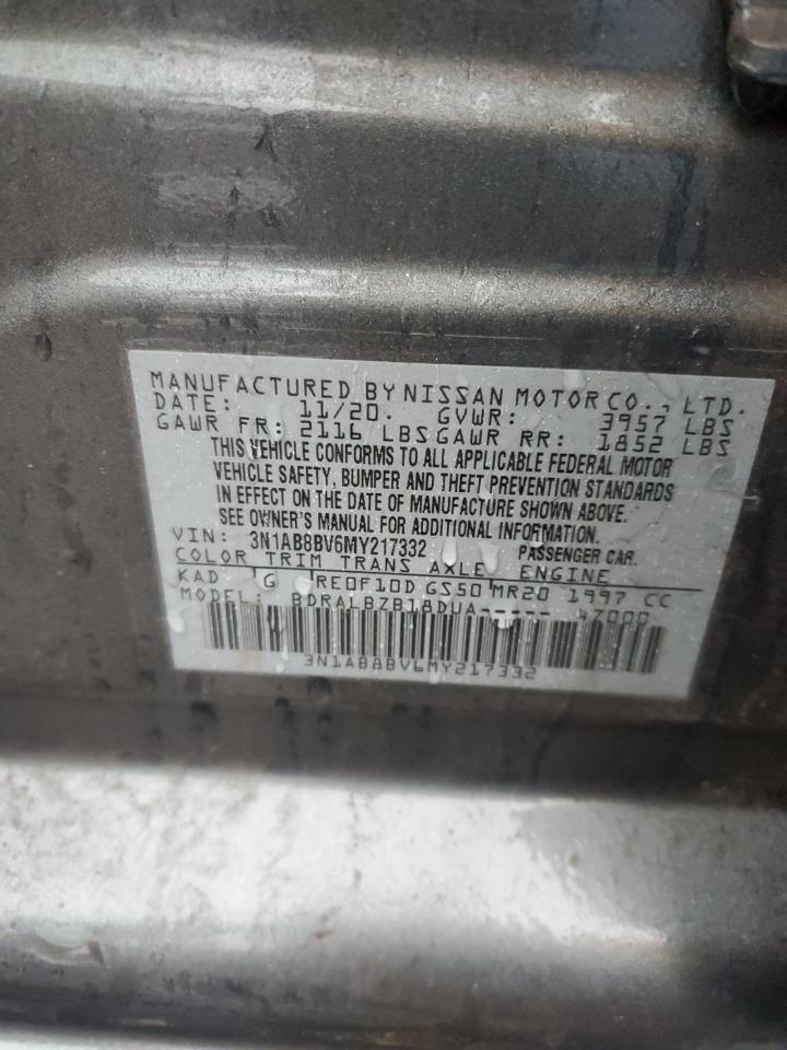 2021 Nissan Sentra VIN 3N1AB8BV6MY217332 Copart auction photo, front end / minor dent/scratches damage thumbnail 12