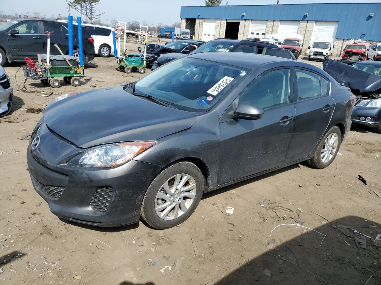 2012 Mazda 3 VIN JM1BL1V7XC1700229