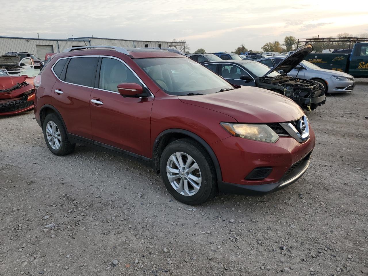 2014 Nissan Rogue VIN 5N1AT2MV4EC786125 Copart auction photo, all over / minor dent/scratches damage thumbnail 4