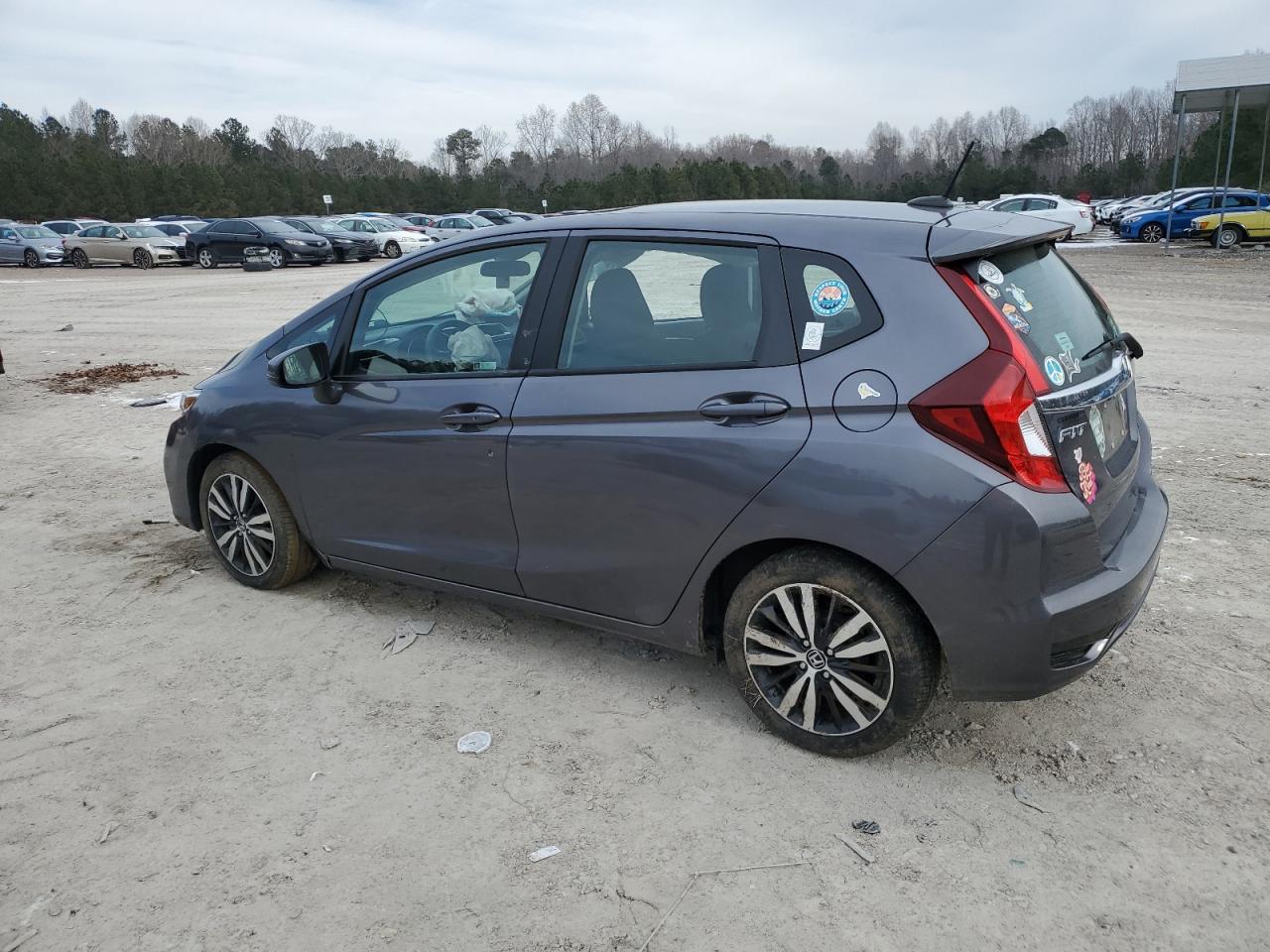 2019 Honda Fit VIN 3HGGK5H81KM716696 Copart auction photo, side damage thumbnail 2