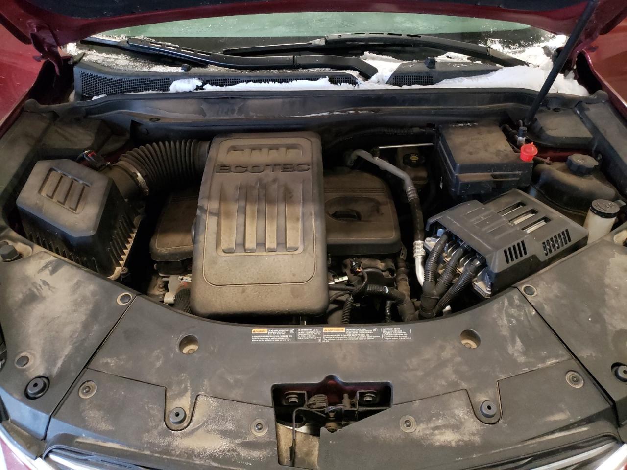 2016 Chevrolet Equinox VIN 2GNFLFEK9G6192672 Copart auction photo, mechanical damage thumbnail 12