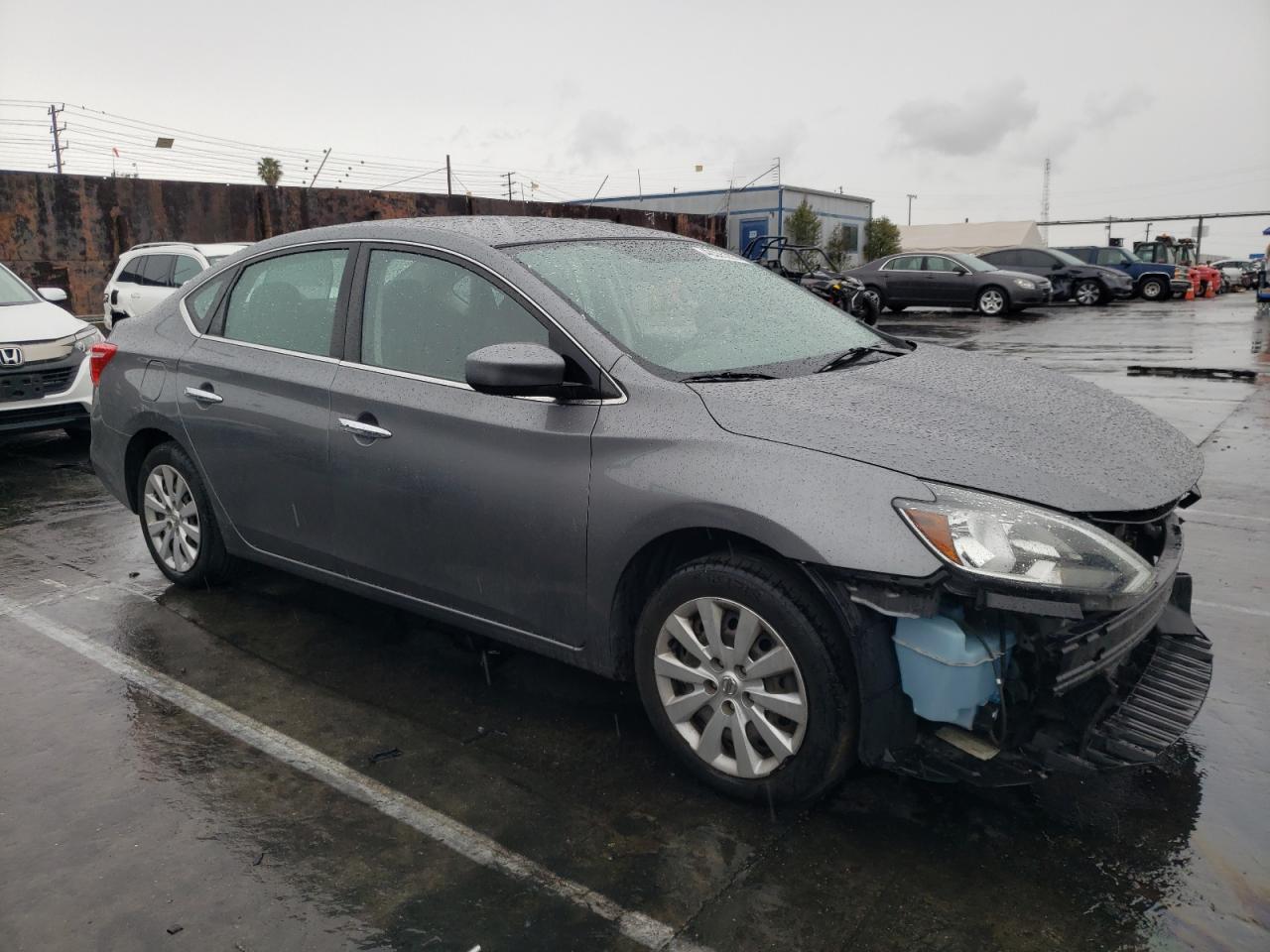 2017 Nissan Sentra VIN 3N1AB7AP6HY362860 Copart auction photo, vandalism / front end damage thumbnail 4