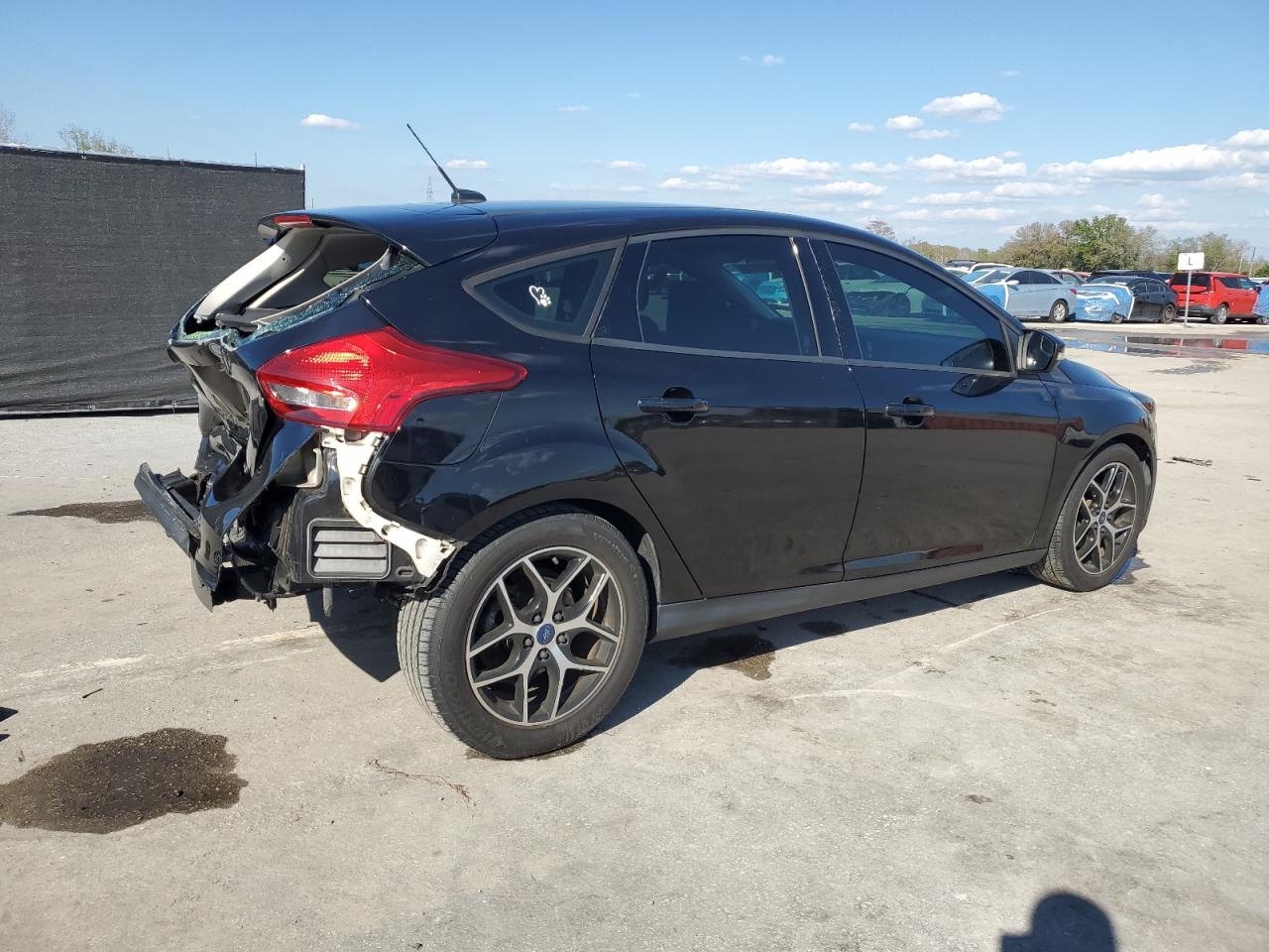 2017 Ford Focus VIN 1FADP3M27HL338053 Copart auction photo, rear end damage thumbnail 3