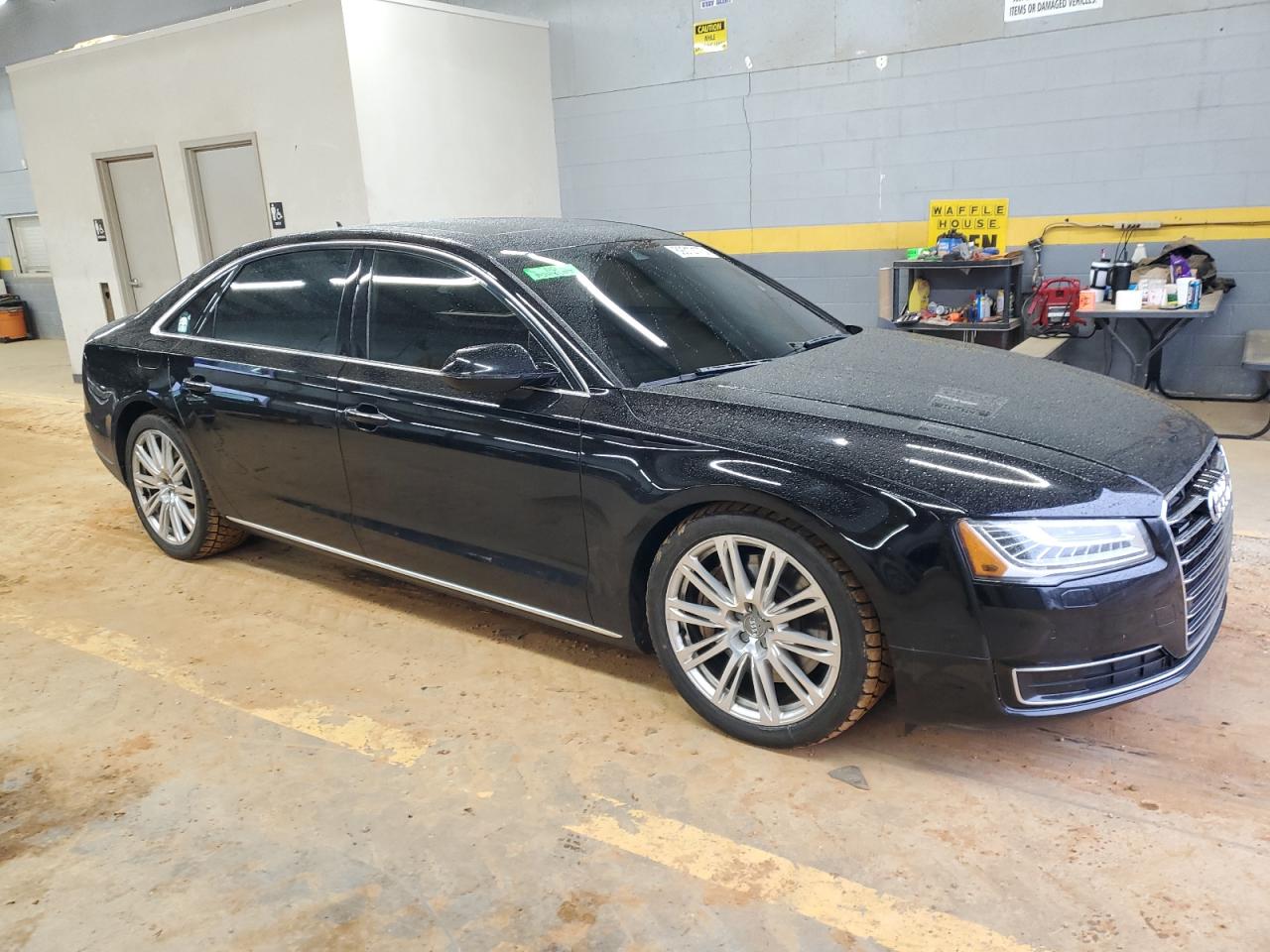 2016 Audi A8 VIN WAU34AFD4GN009134 Copart auction photo, mechanical damage thumbnail 4